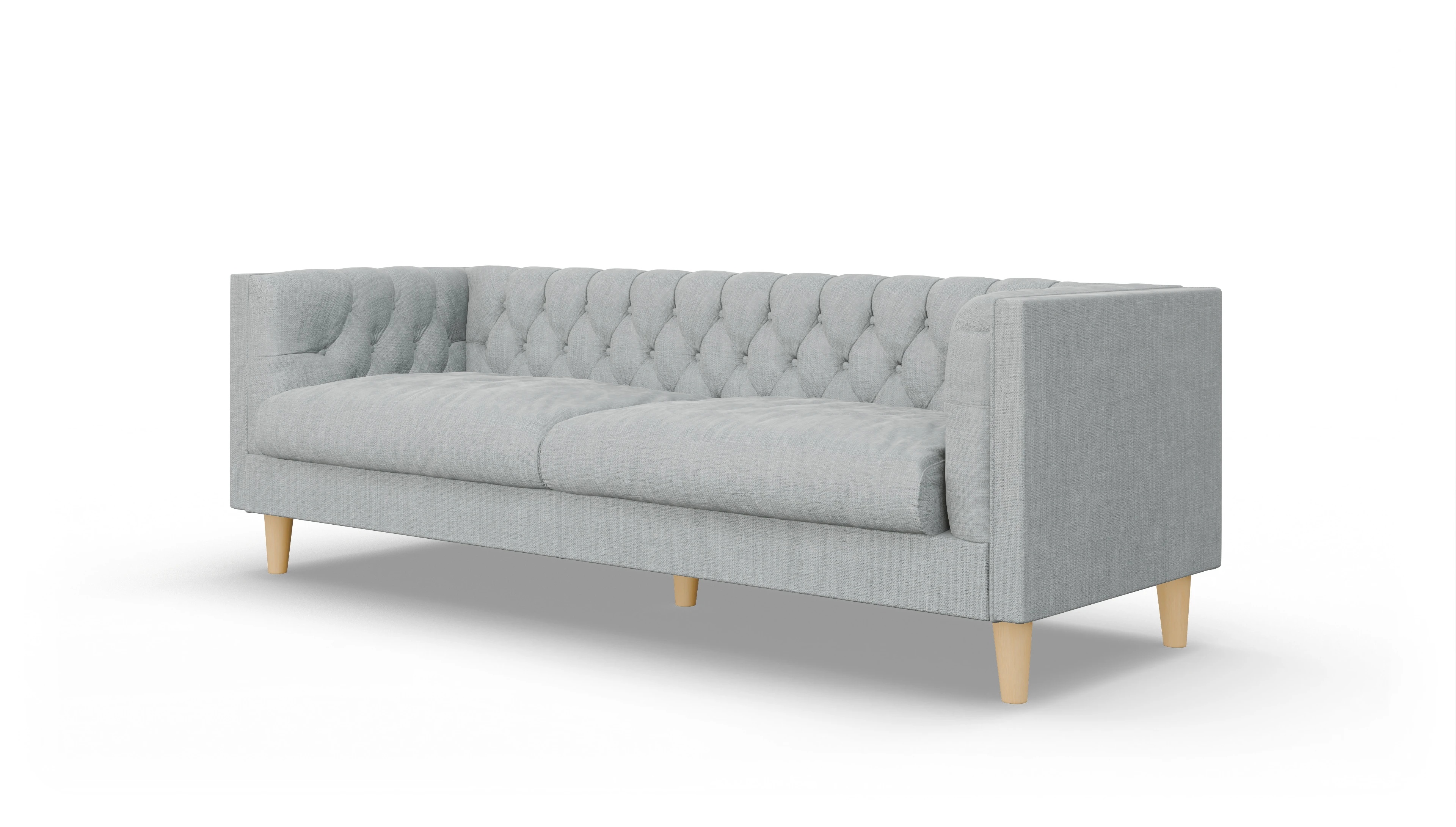 Ansicht des Produktes NewChester.01 3-Sitzer in Stoff grau
