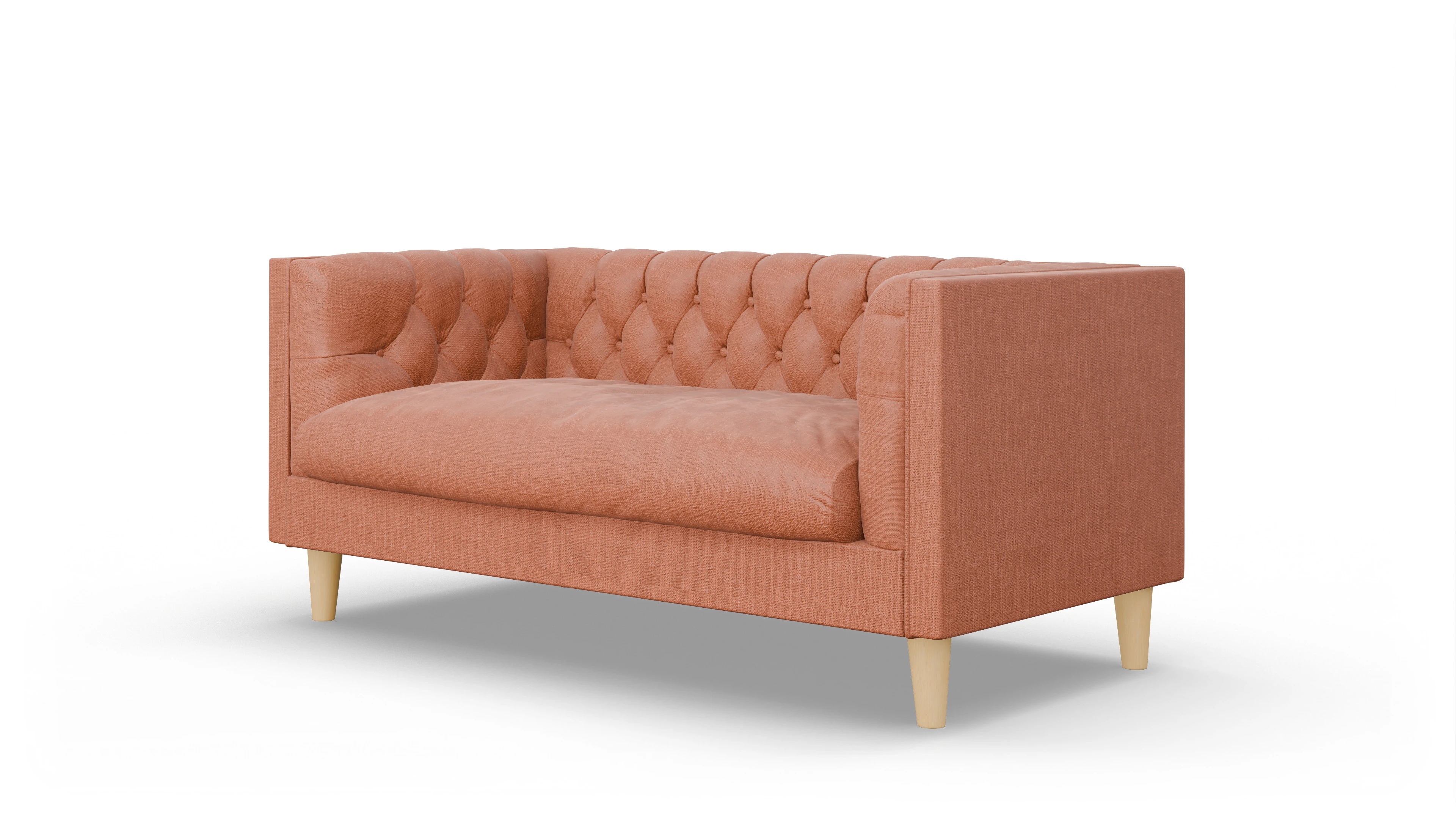 Ansicht des Produktes NewChester.01 2-Sitzer in Stoff orange