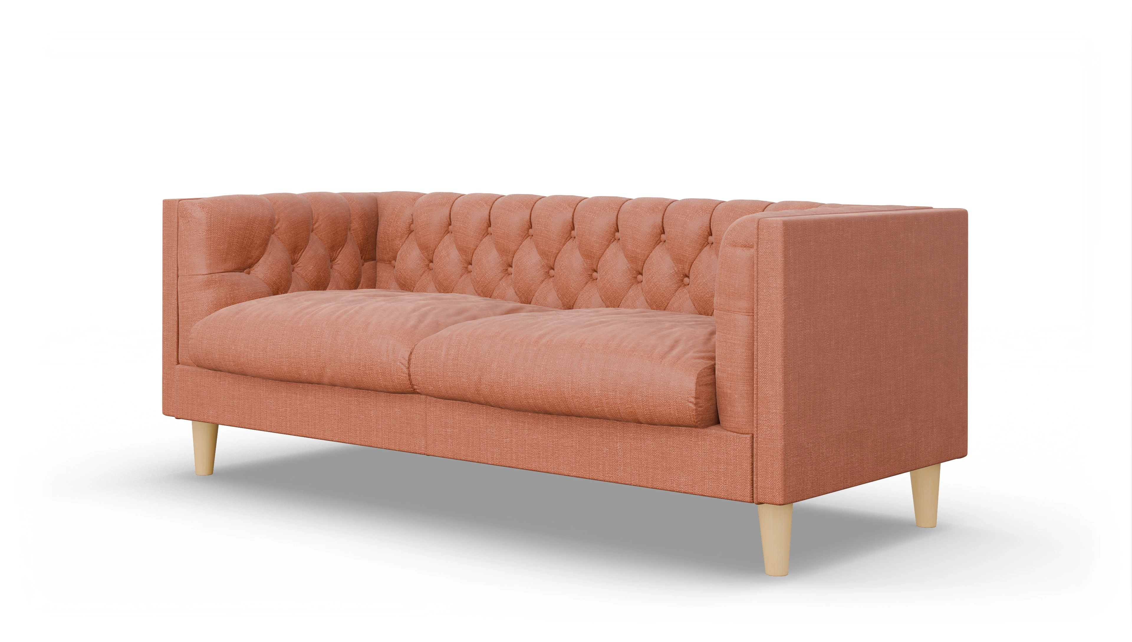 Ansicht des Produktes NewChester.01 2,5-Sitzer in Stoff orange