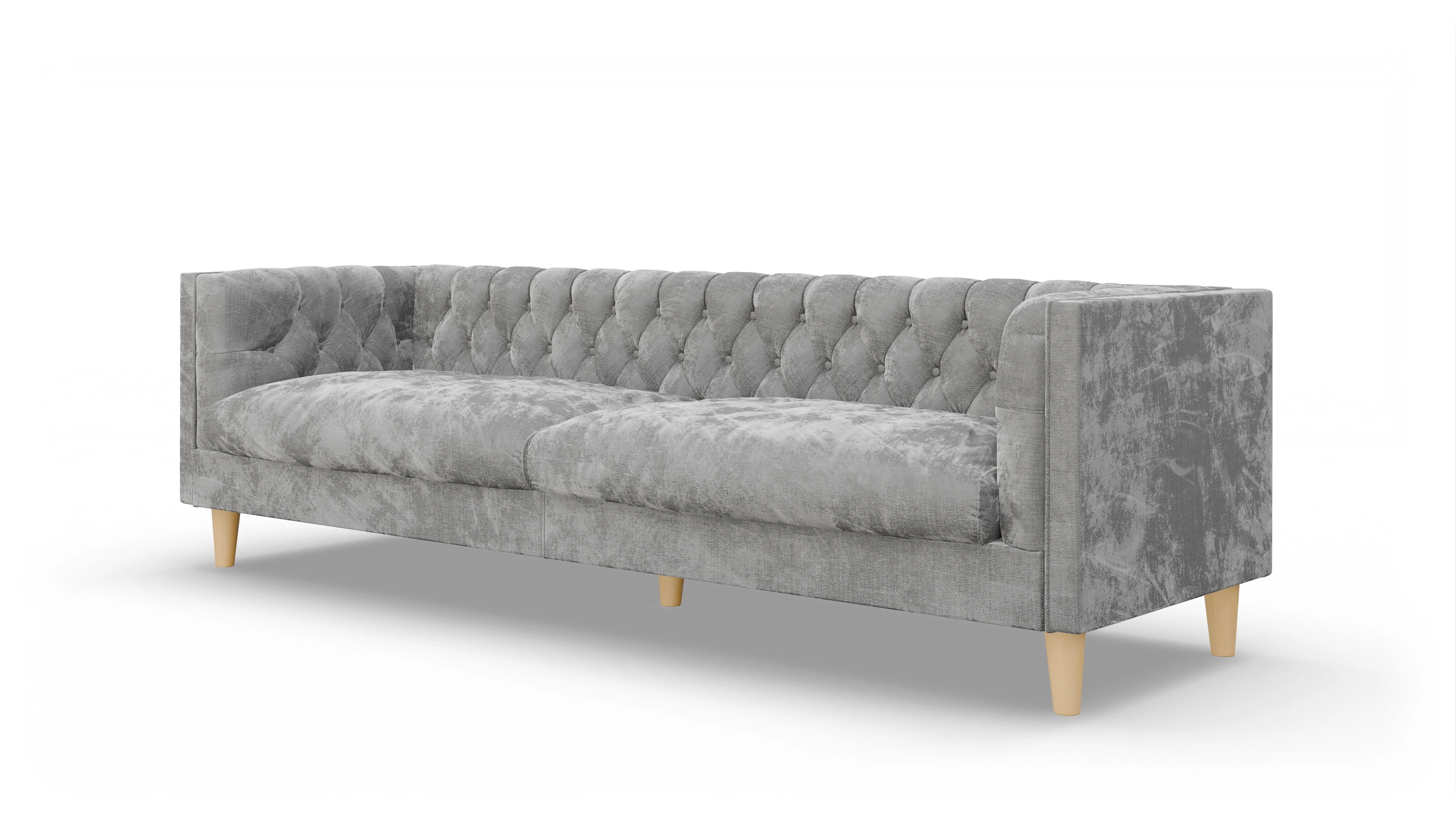 Ansicht des Produktes NewChester.01 3,5-Sitzer in Stoff grau