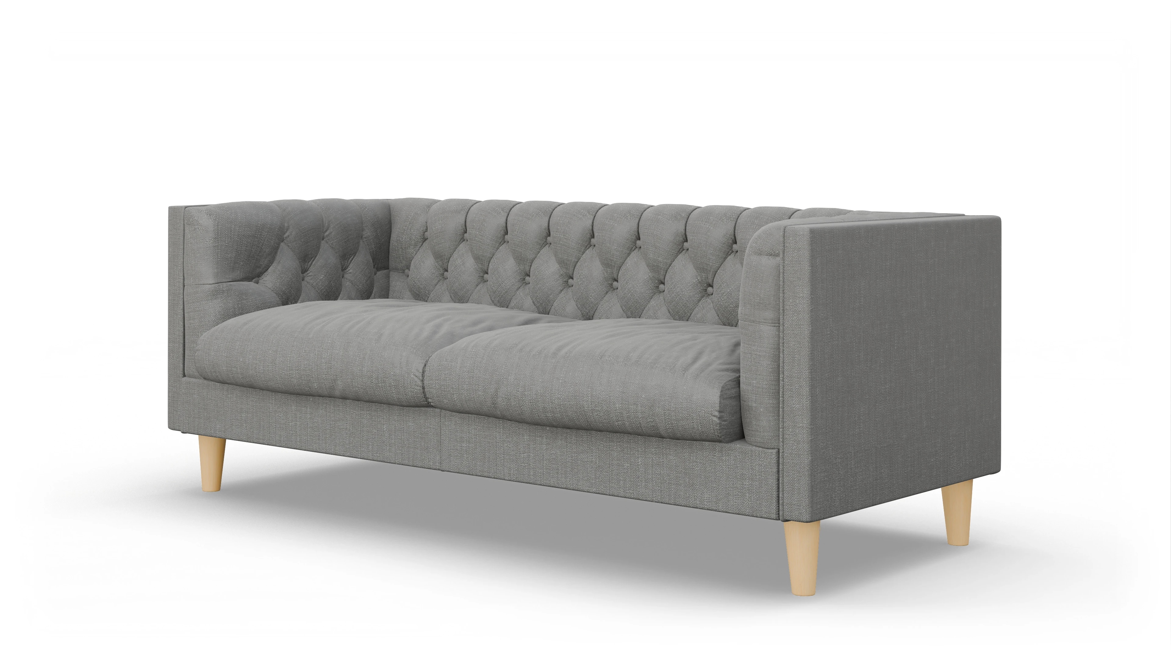 Ansicht des Produktes NewChester.01 2,5-Sitzer in Stoff grau