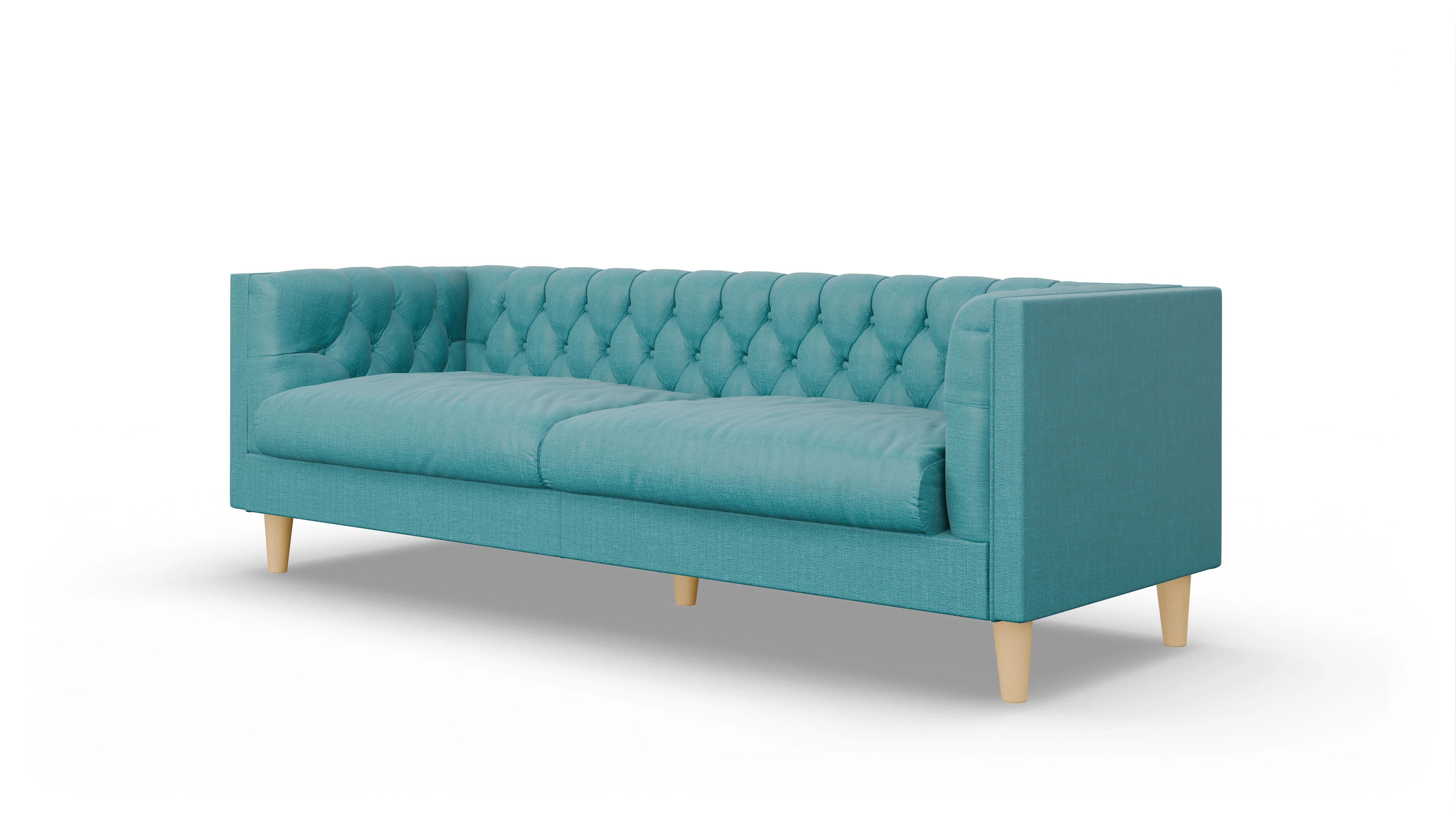 Ansicht des Produktes NewChester.01 3-Sitzer in Stoff blau