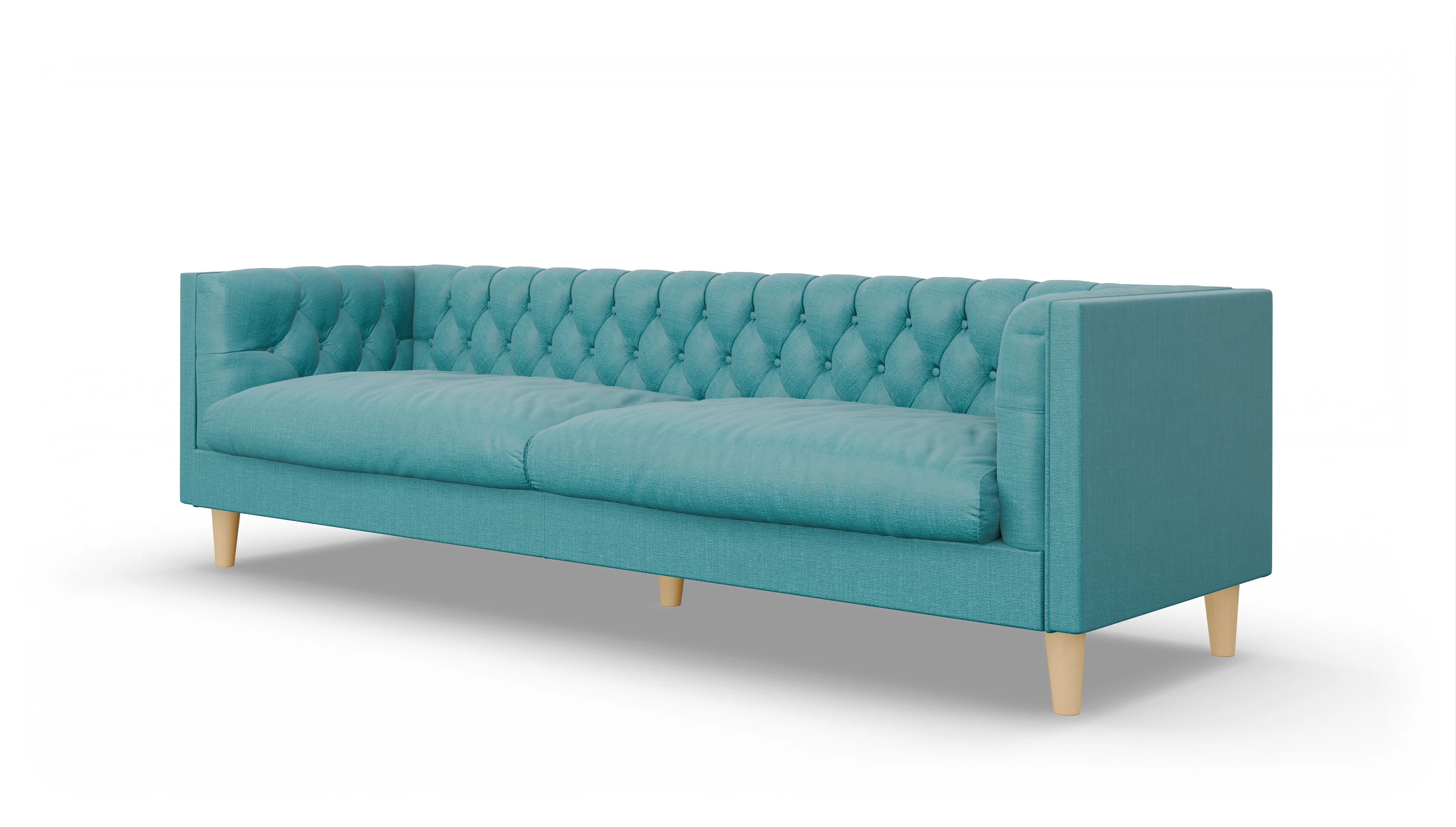 Ansicht des Produktes NewChester.01 3,5-Sitzer in Stoff blau