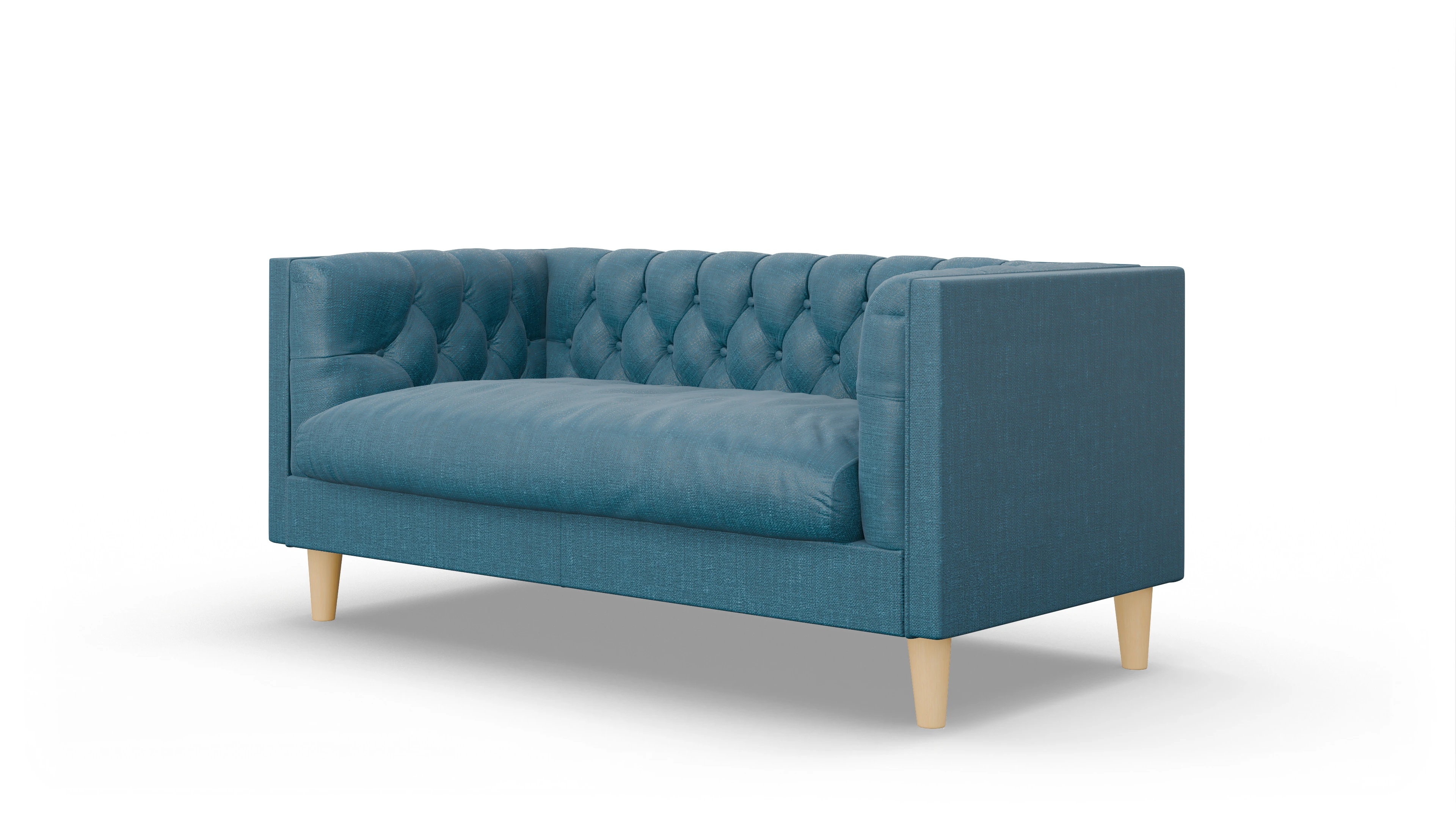 Ansicht des Produktes NewChester.01 2-Sitzer in Stoff blau
