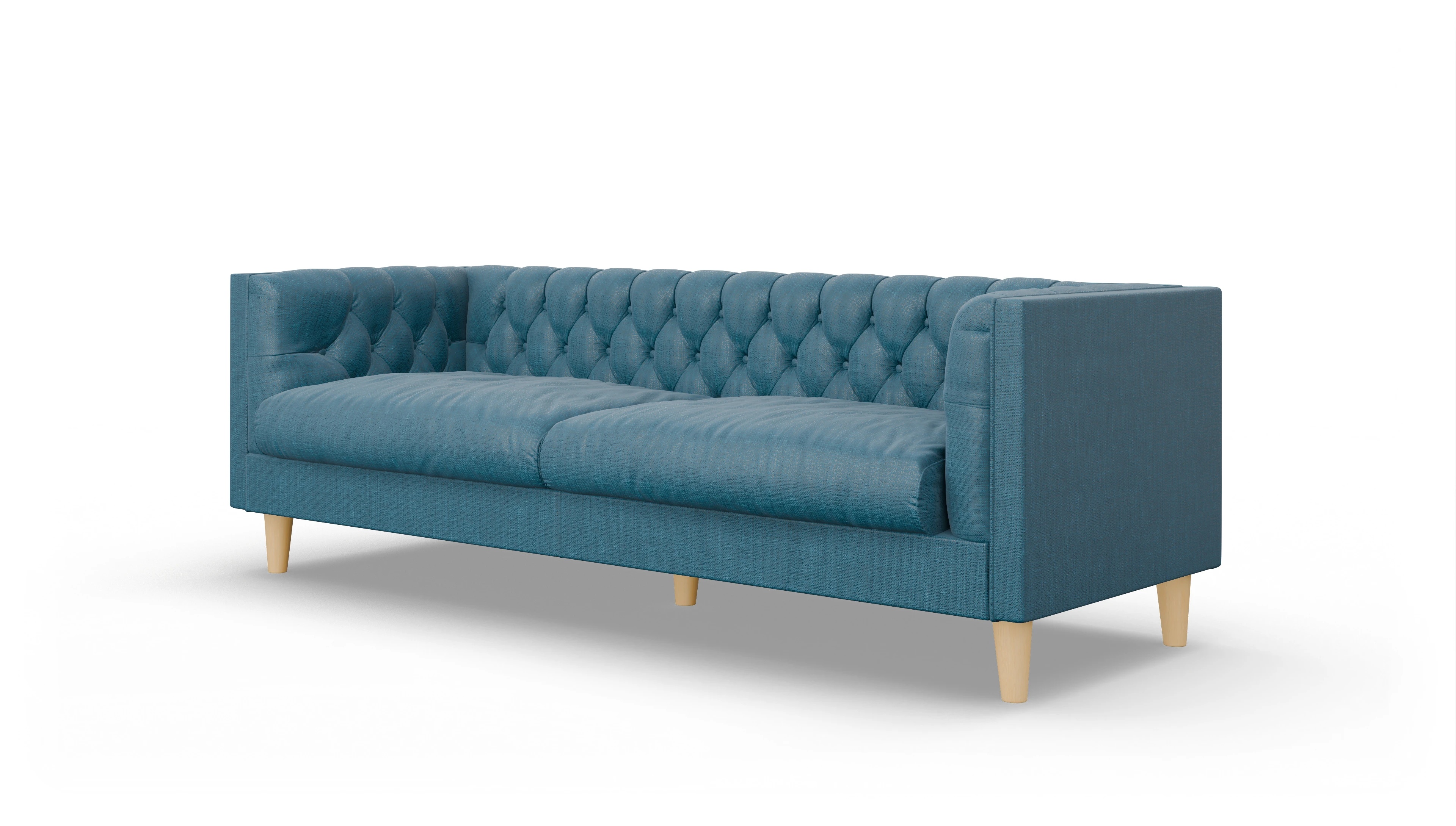 Ansicht des Produktes NewChester.01 3-Sitzer in Stoff blau