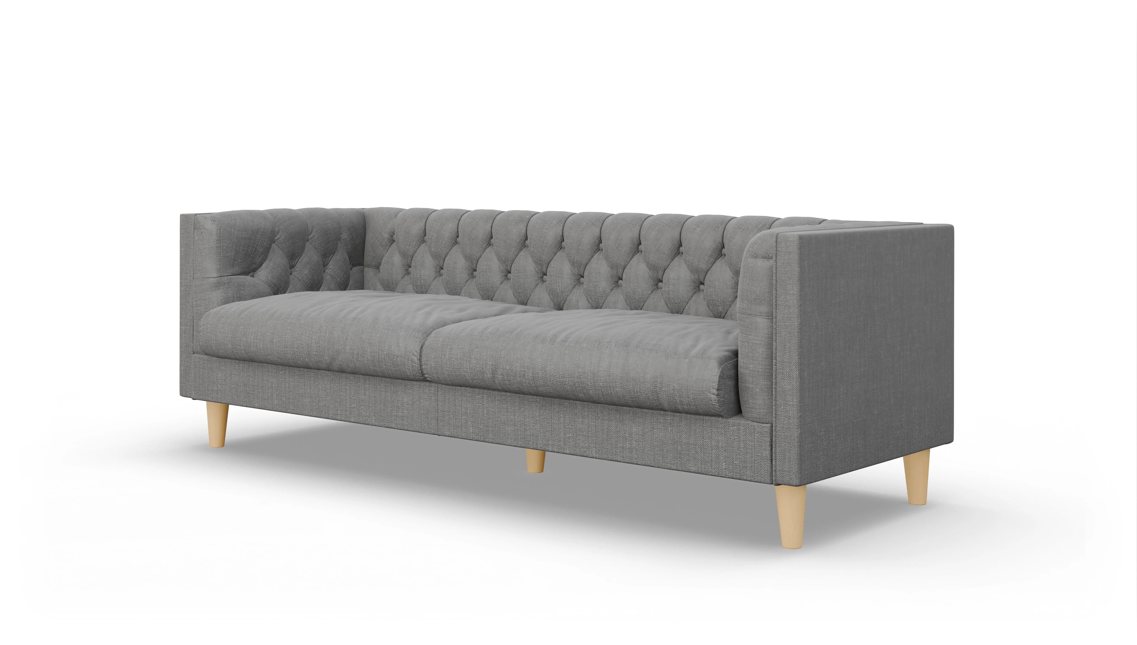 Ansicht des Produktes NewChester.01 3-Sitzer in Stoff grau