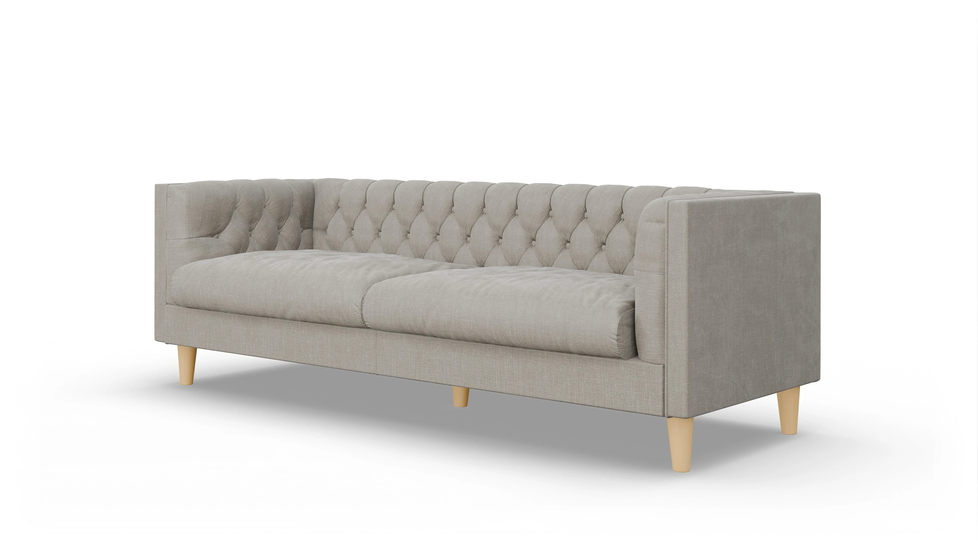 Ansicht des Produktes NewChester.01 3-Sitzer in Stoff grau