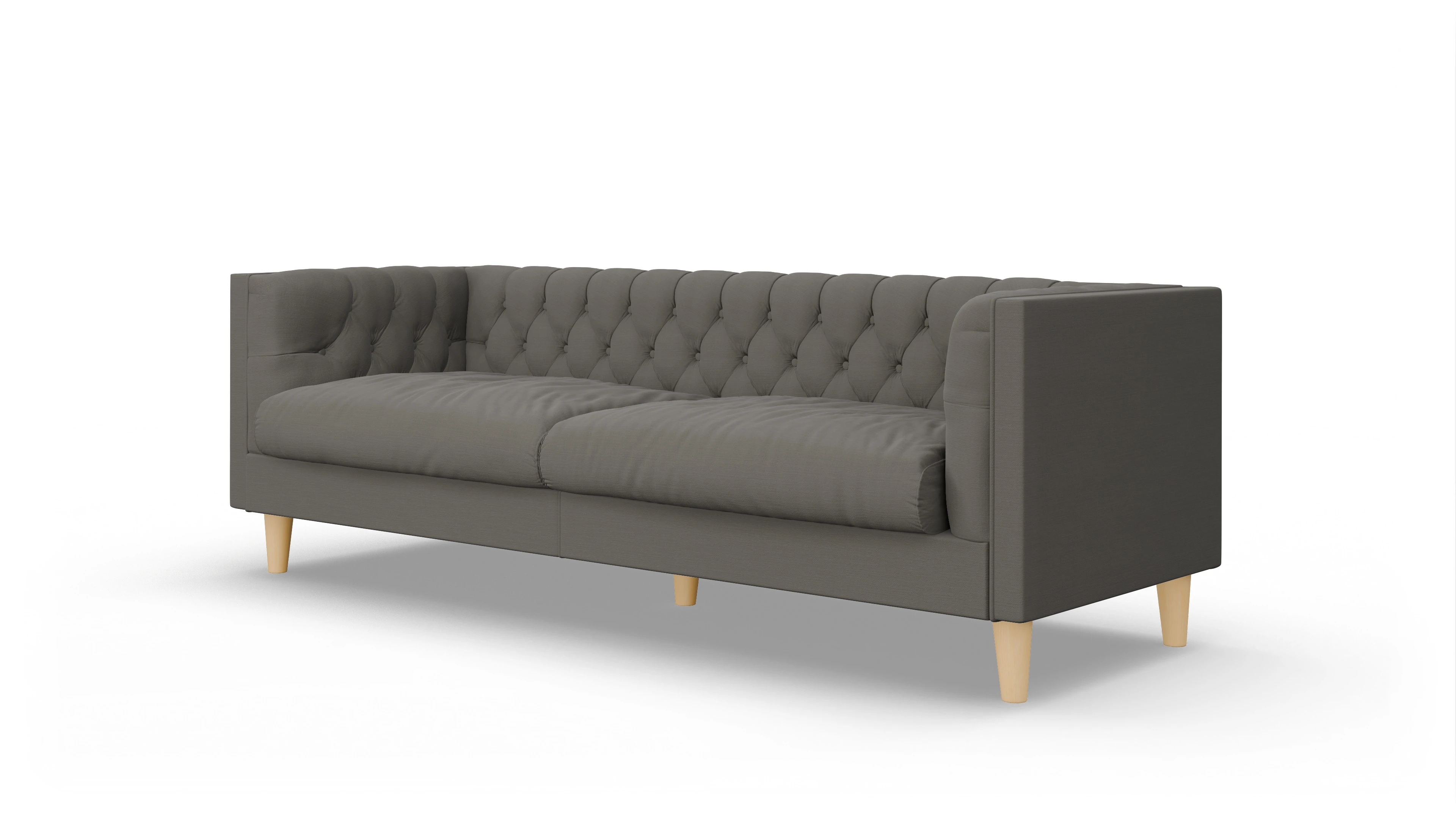 Ansicht des Produktes NewChester.01 3-Sitzer in Stoff grau