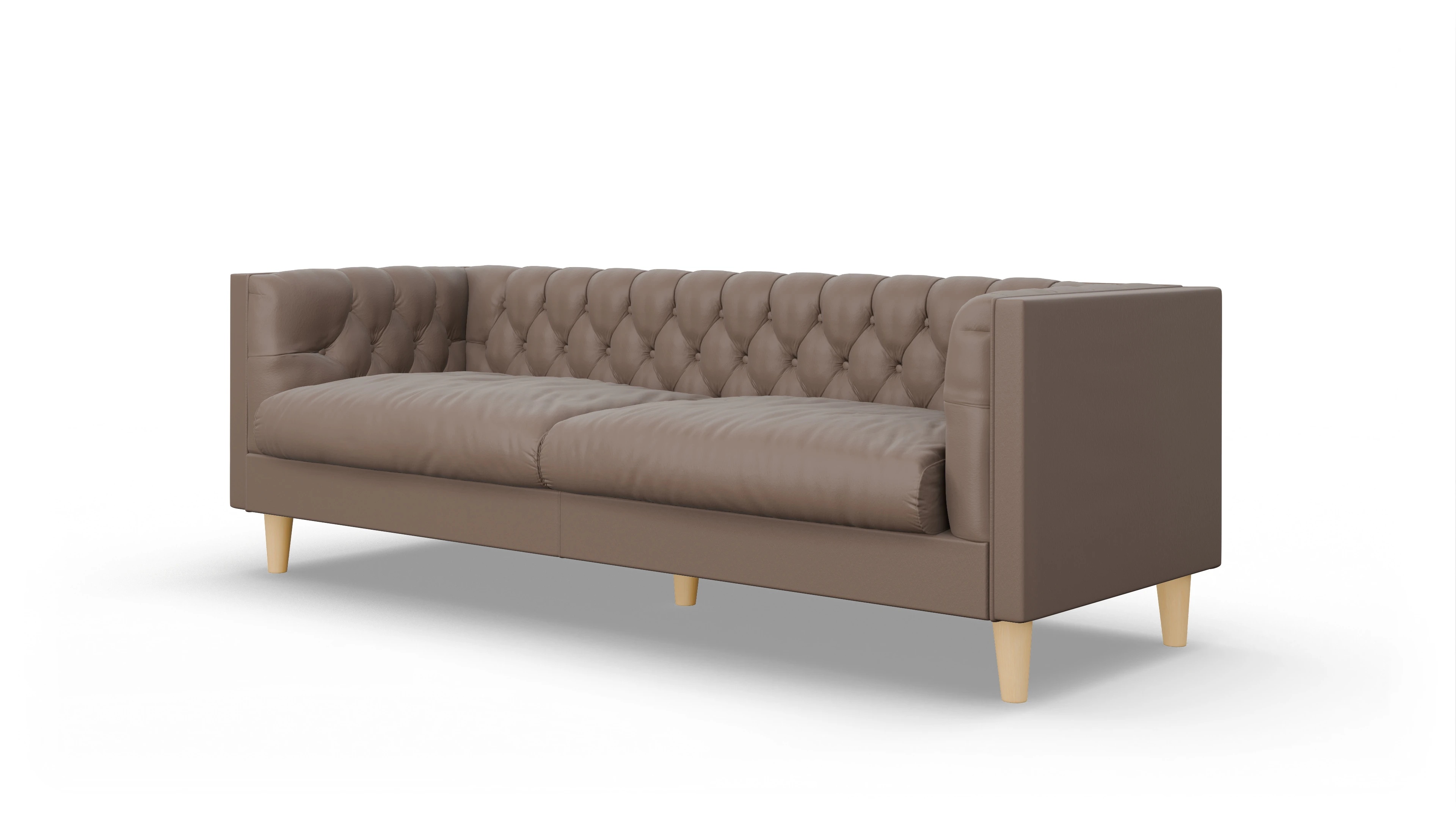 Ansicht des Produktes NewChester.01 3-Sitzer in Leder braun