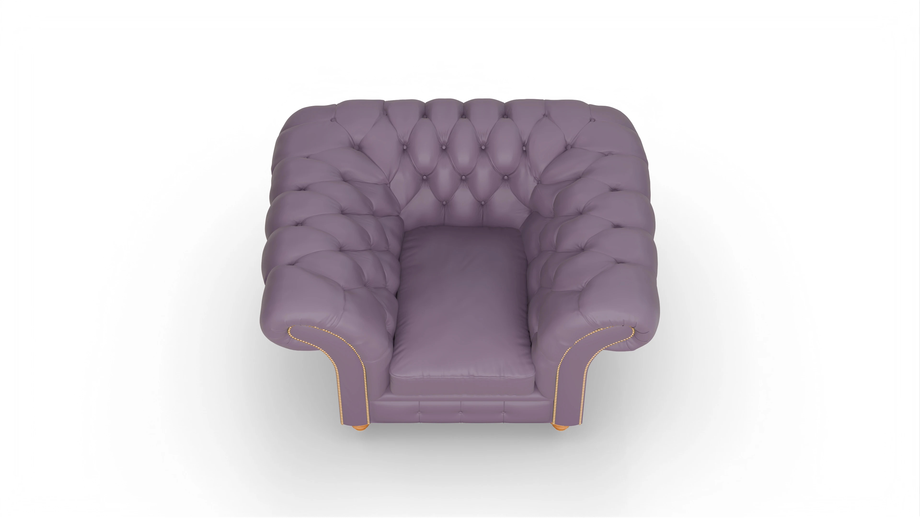 Ansicht des Produktes Knightsbridge Sessel in Leder rot