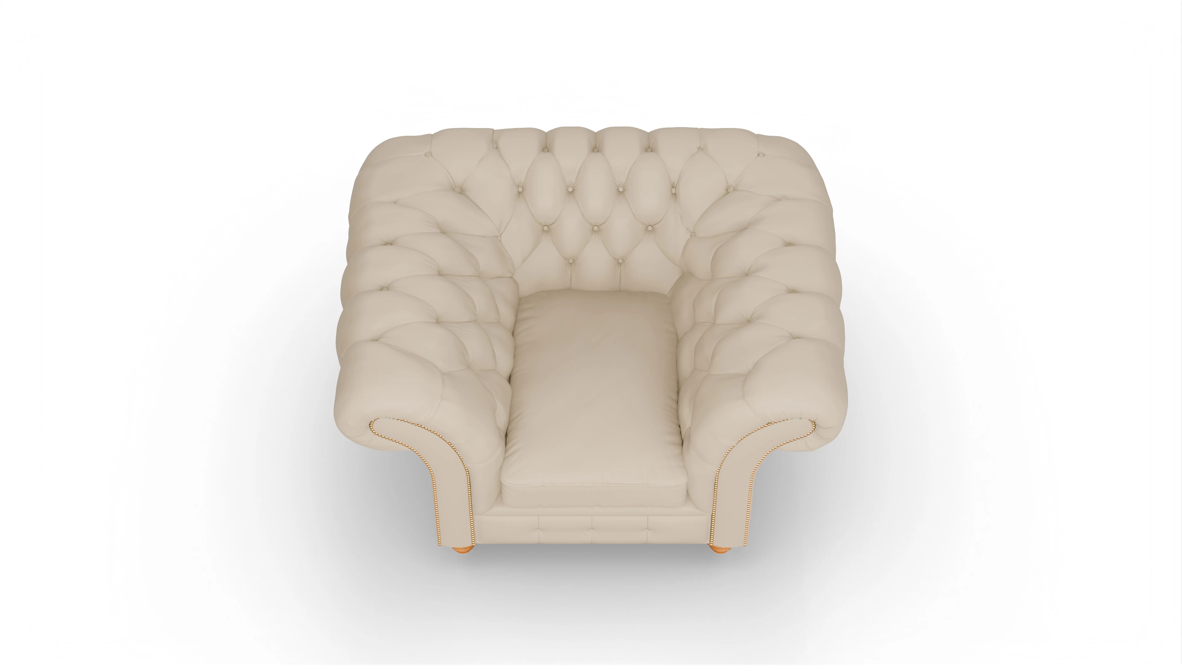 Ansicht des Produktes Knightsbridge Sessel in Leder beige