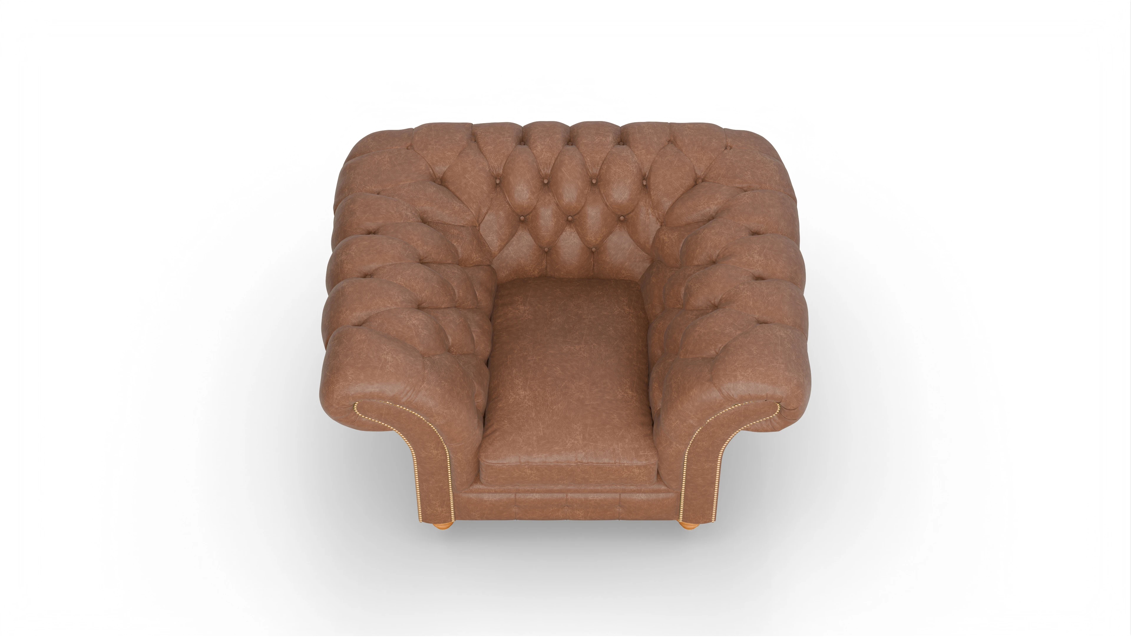 Ansicht des Produktes Knightsbridge Sessel in Leder braun