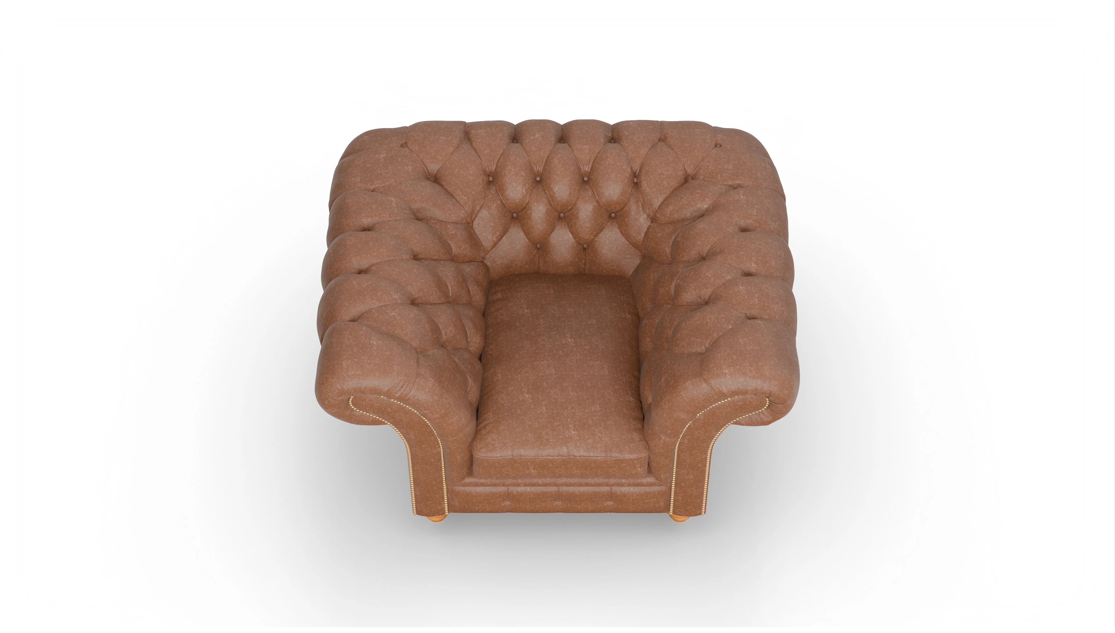 Ansicht des Produktes Knightsbridge Sessel in Leder braun