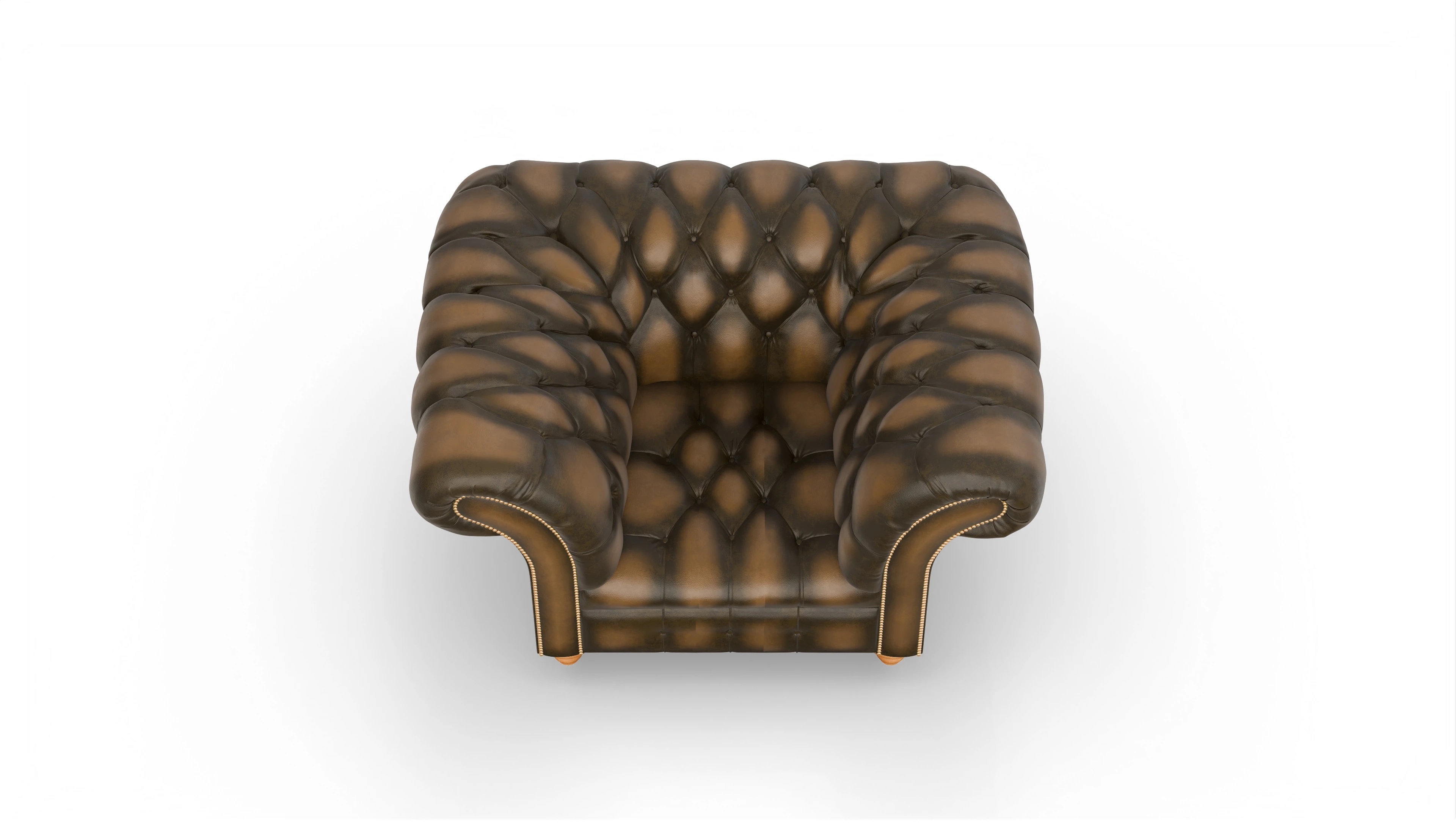 Ansicht des Produktes Mayfair Sessel in Leder braun
