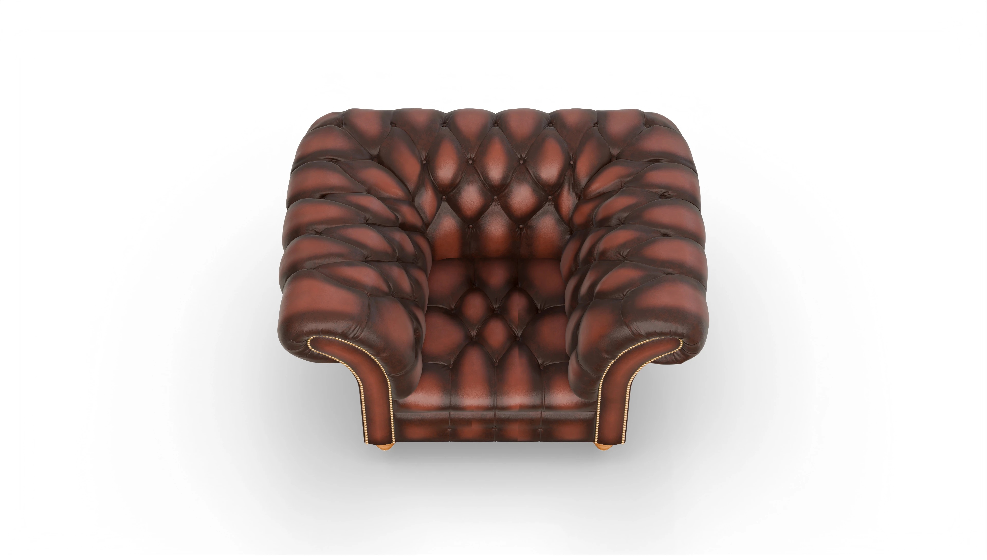 Ansicht des Produktes Mayfair Sessel in Leder rot