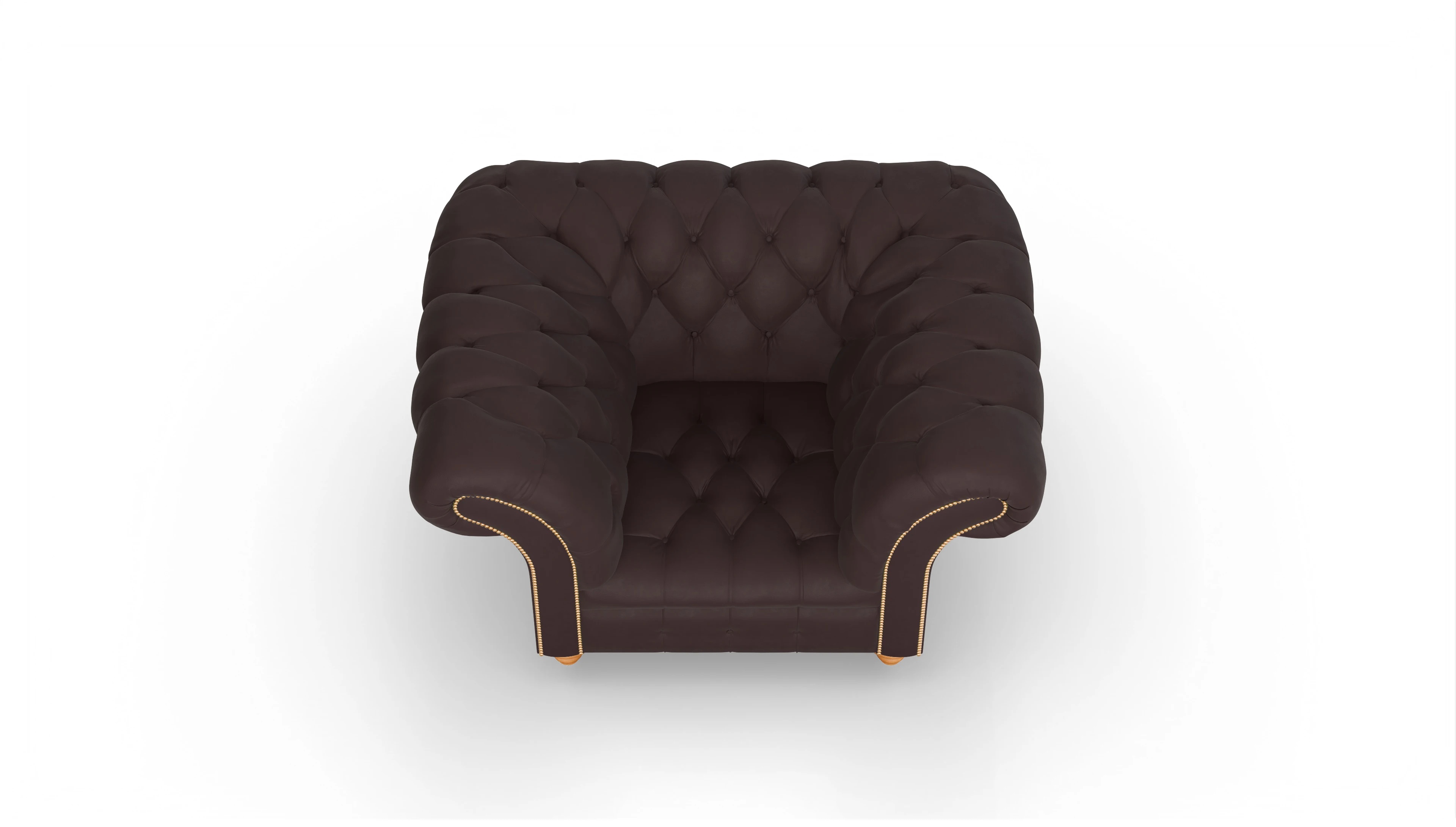 Ansicht des Produktes Mayfair Sessel in Leder braun