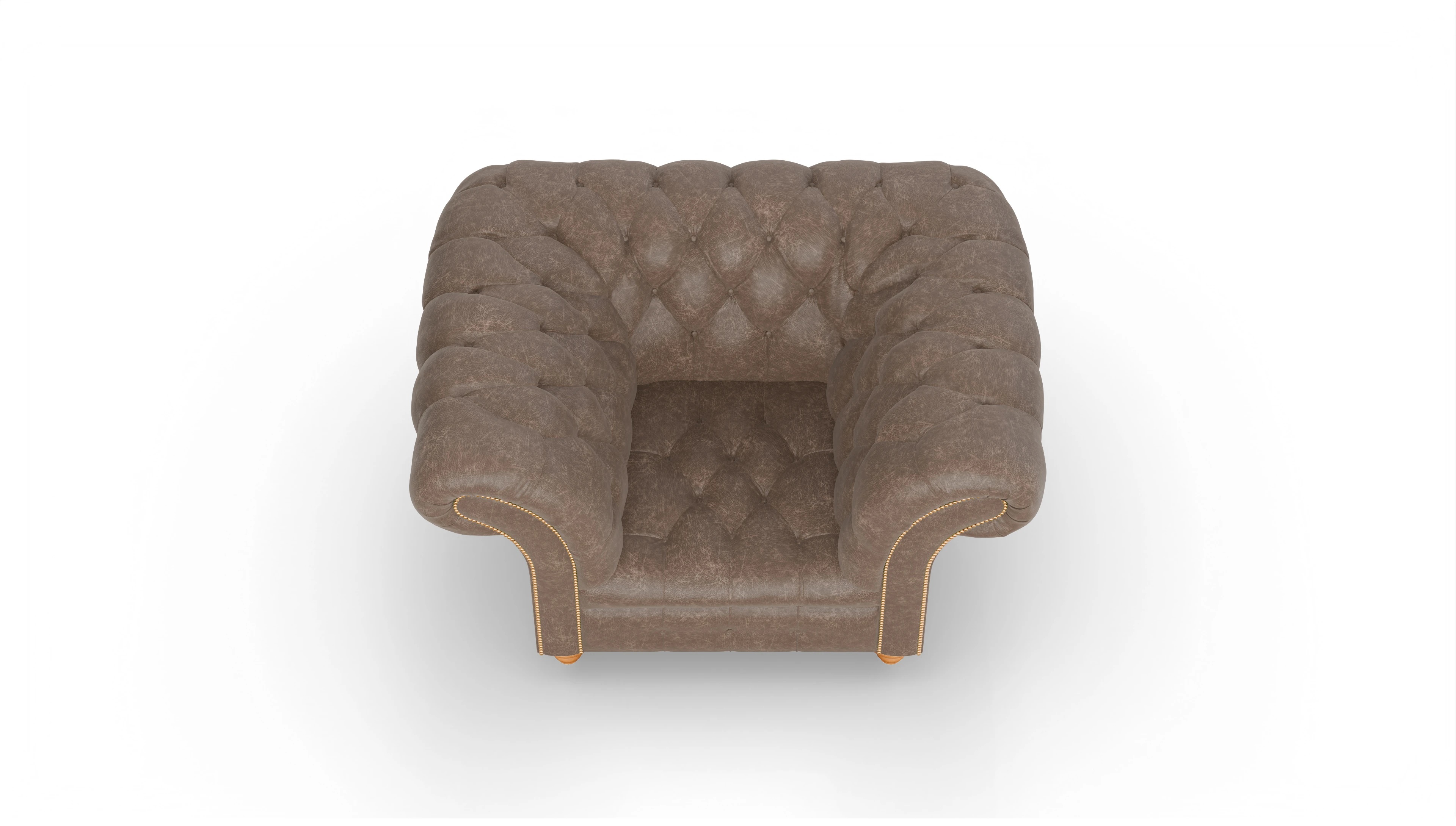 Ansicht des Produktes Mayfair Sessel in Leder braun