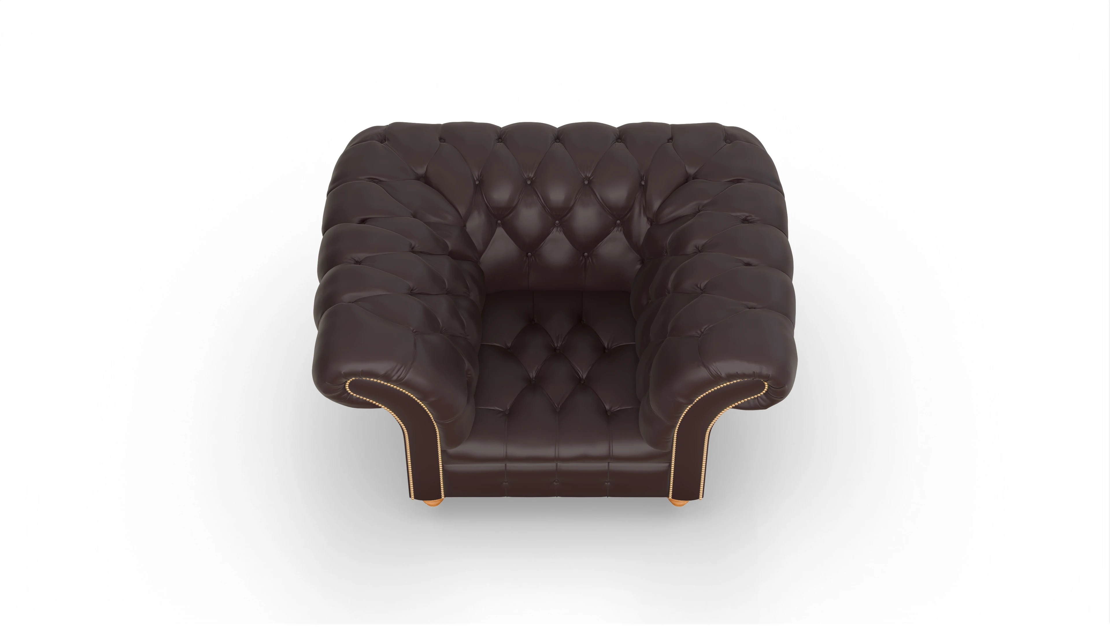 Ansicht des Produktes Mayfair Sessel in Leder braun