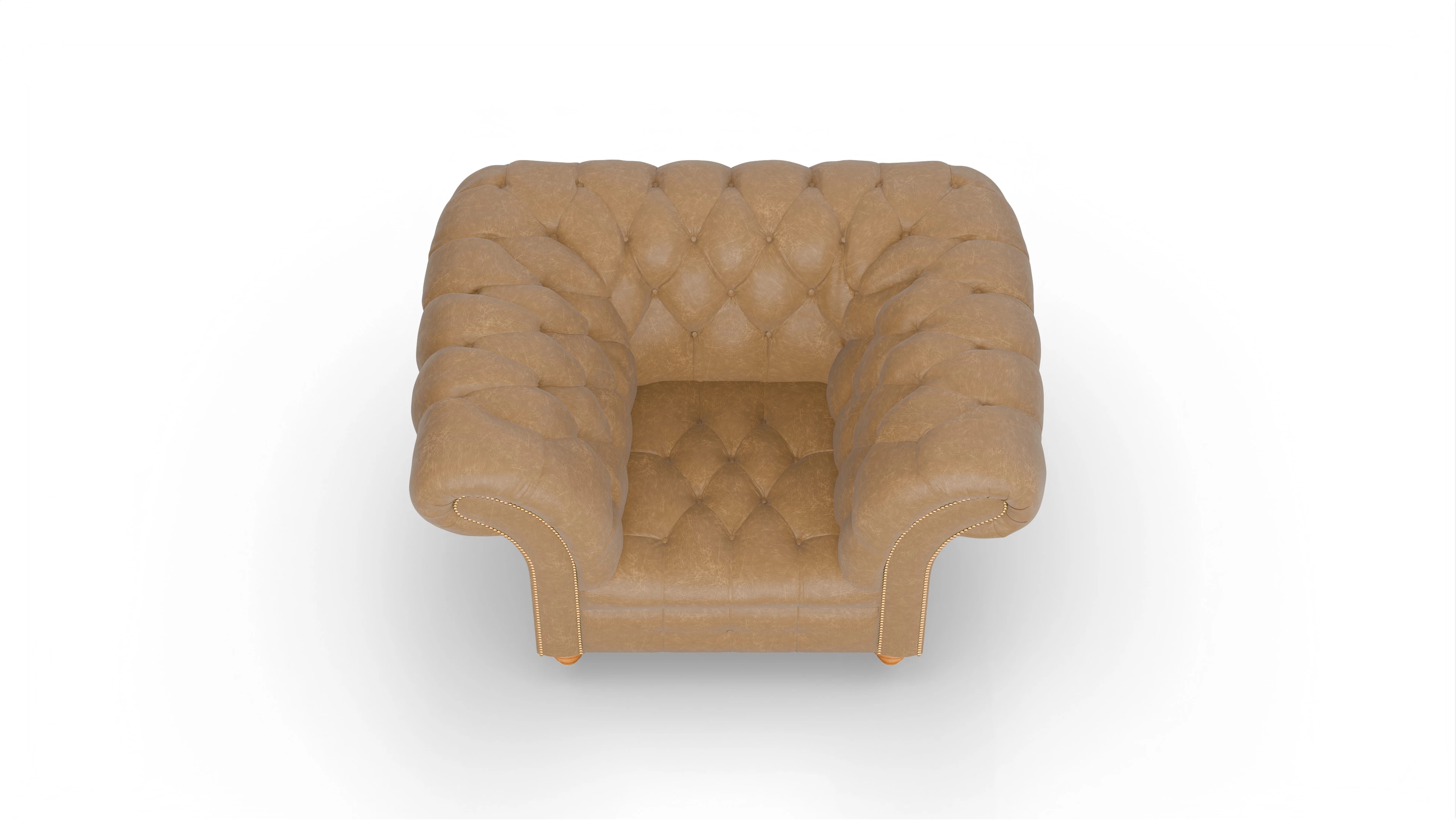 Ansicht des Produktes Mayfair Sessel in Leder beige