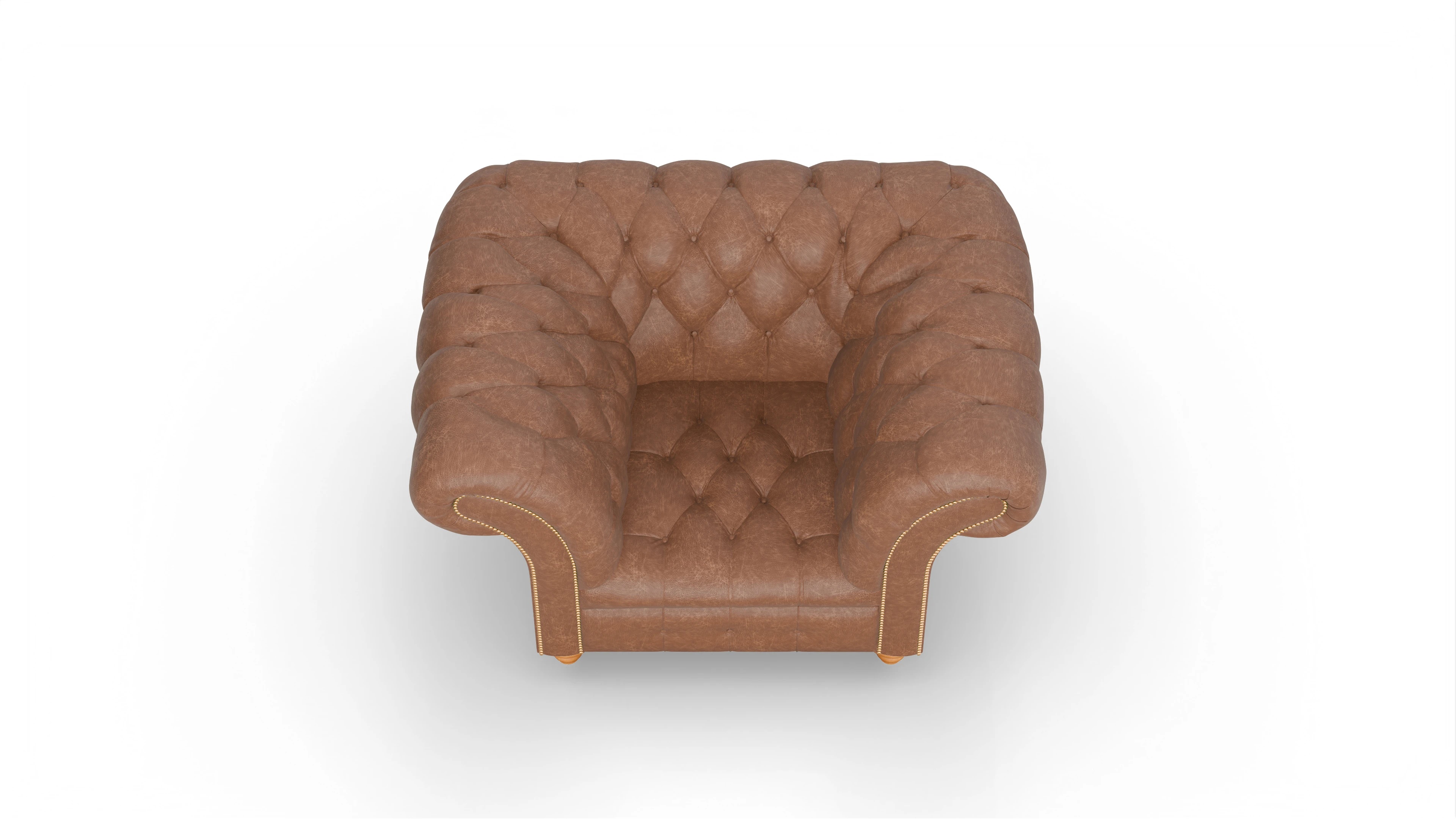 Ansicht des Produktes Mayfair Sessel in Leder braun