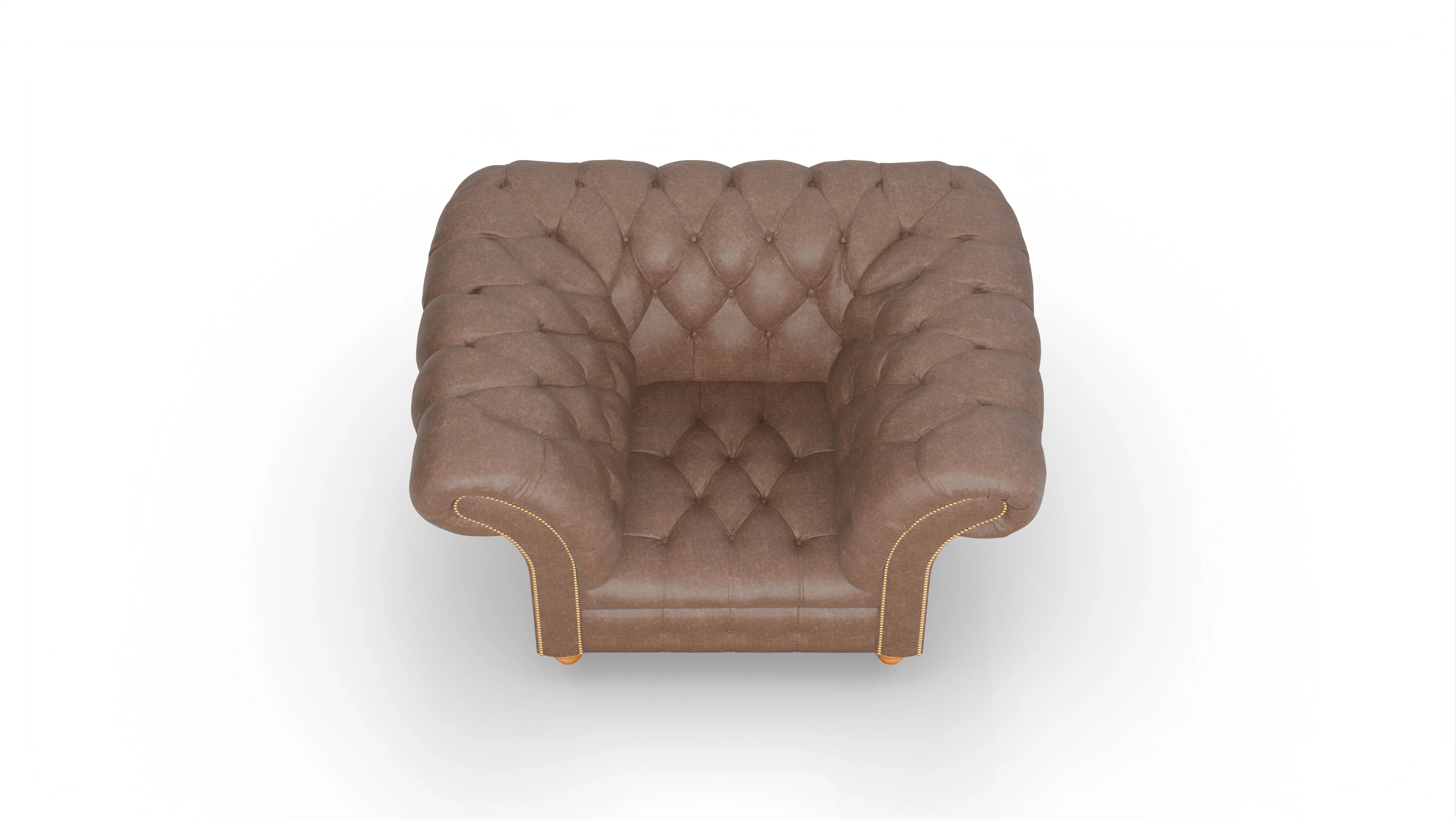 Ansicht des Produktes Mayfair Sessel in Leder braun