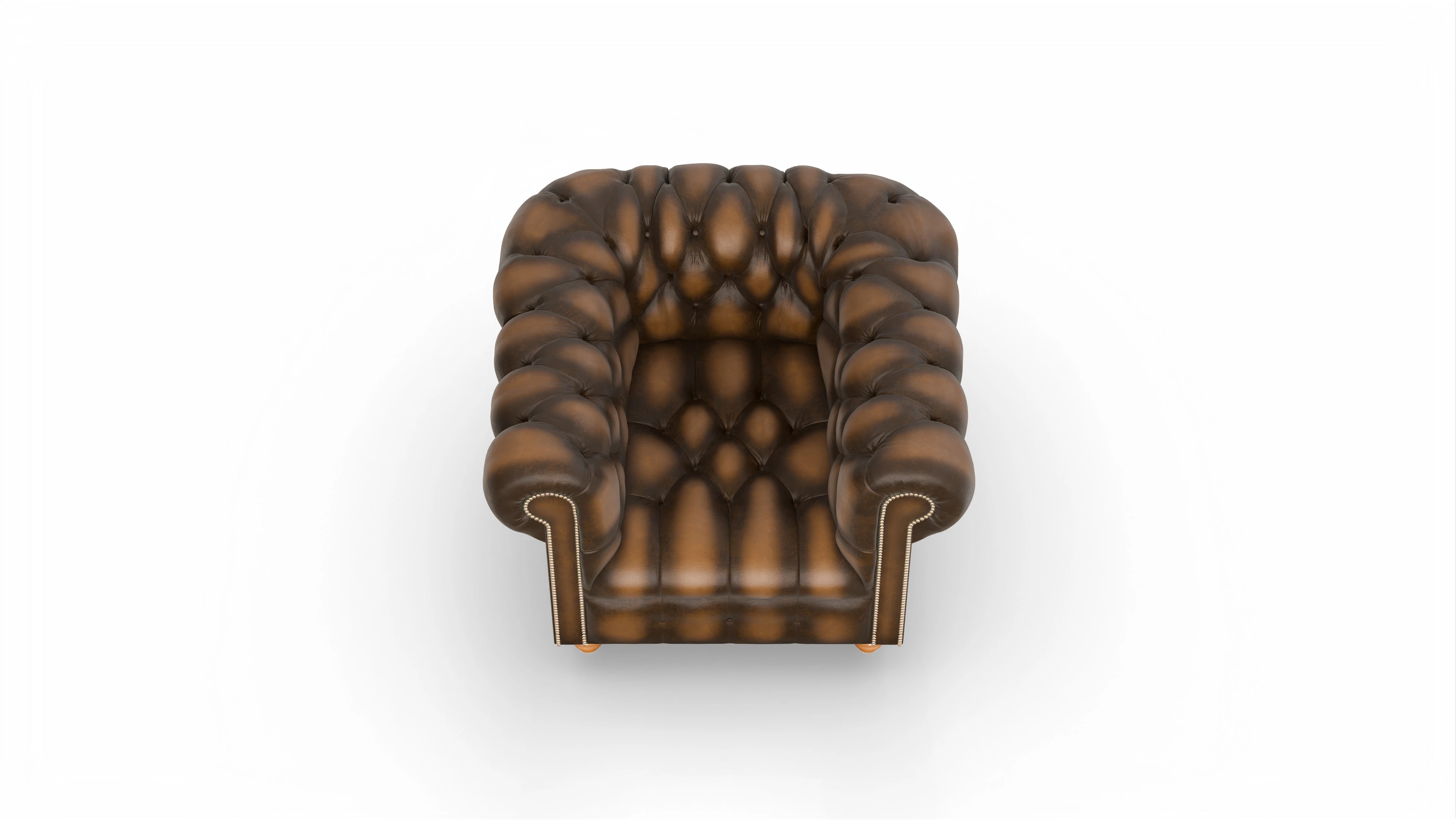 Ansicht des Produktes Liberty Sessel in Leder braun
