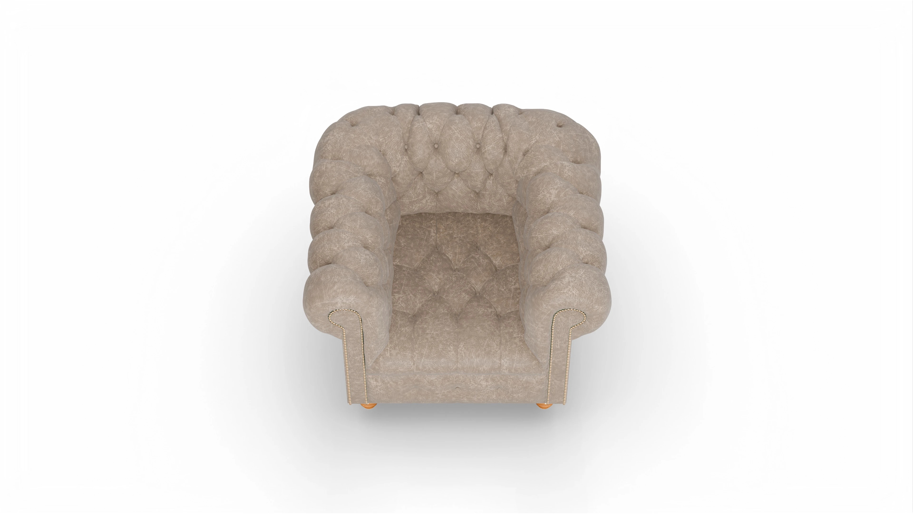 Ansicht des Produktes Liberty Sessel in Leder beige