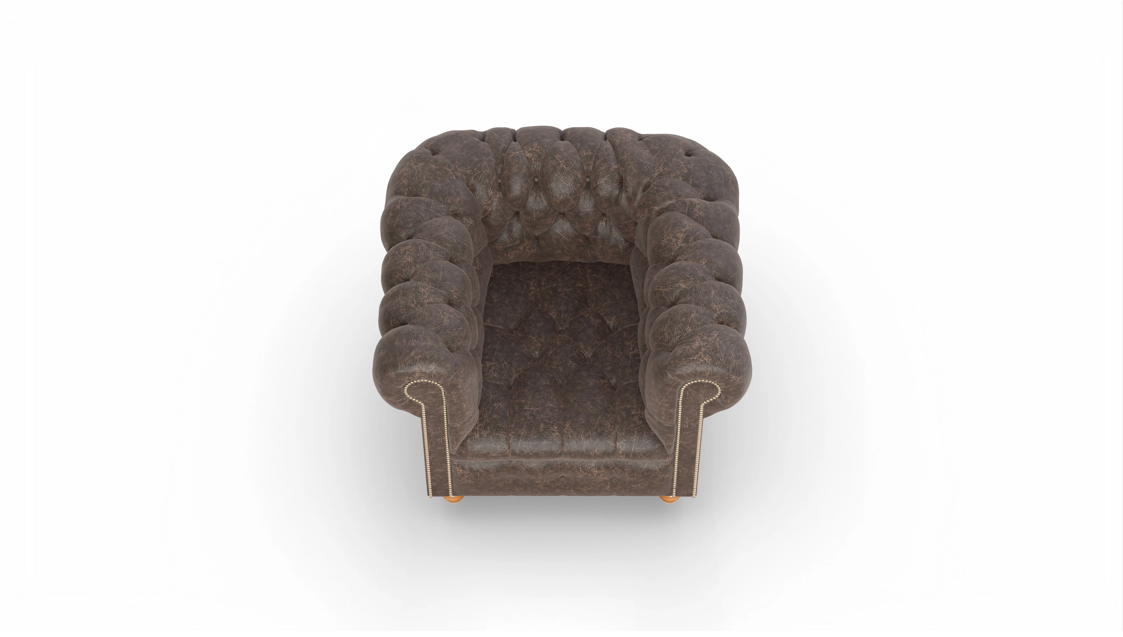 Ansicht des Produktes Liberty Sessel in Leder braun