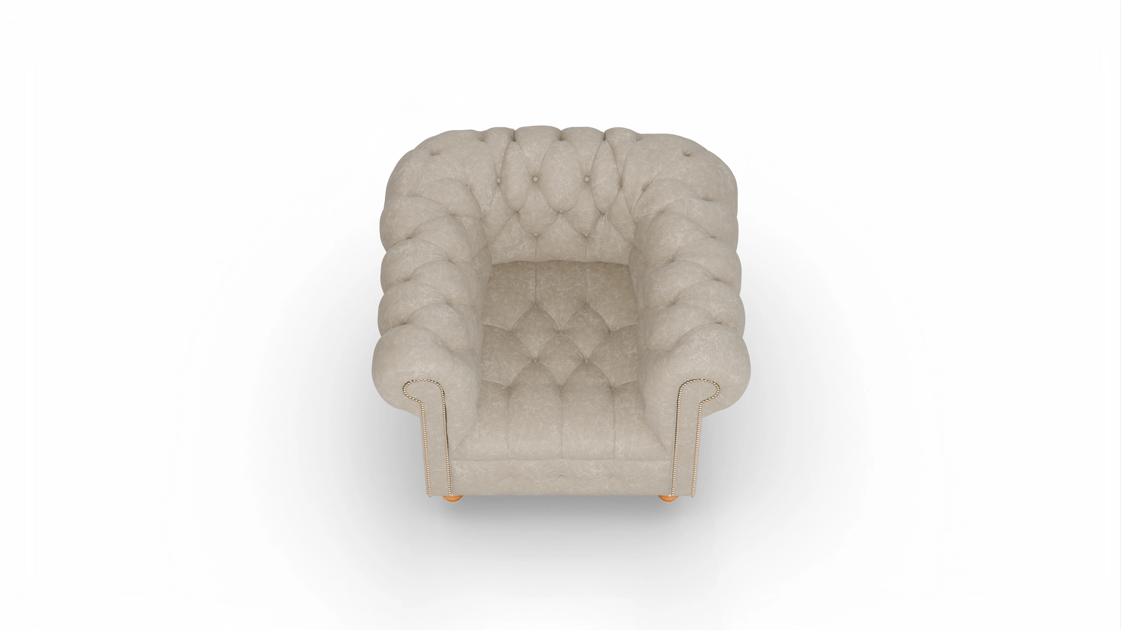 Ansicht des Produktes Liberty Sessel in Leder beige