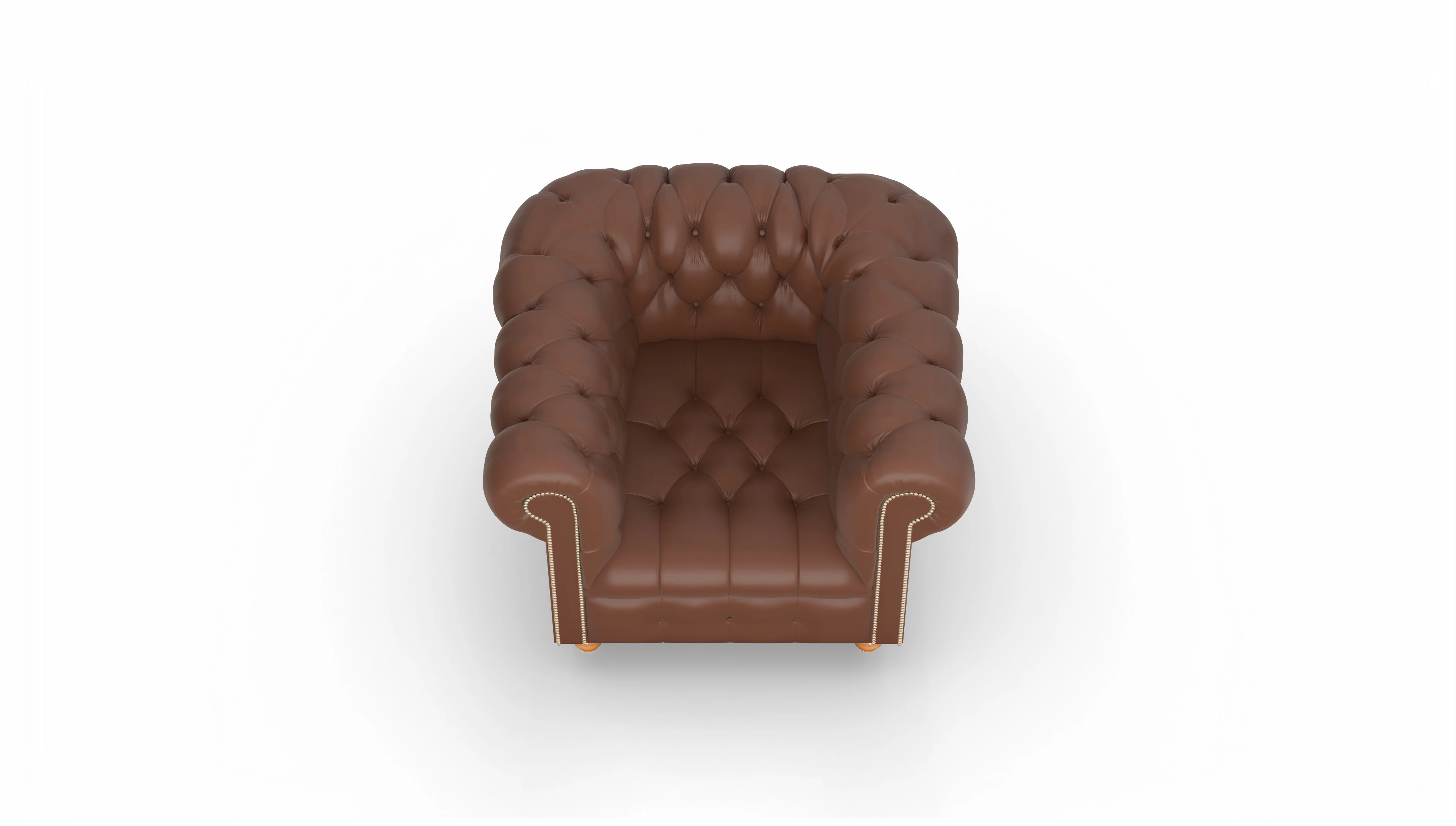 Ansicht des Produktes Liberty Sessel in Leder braun