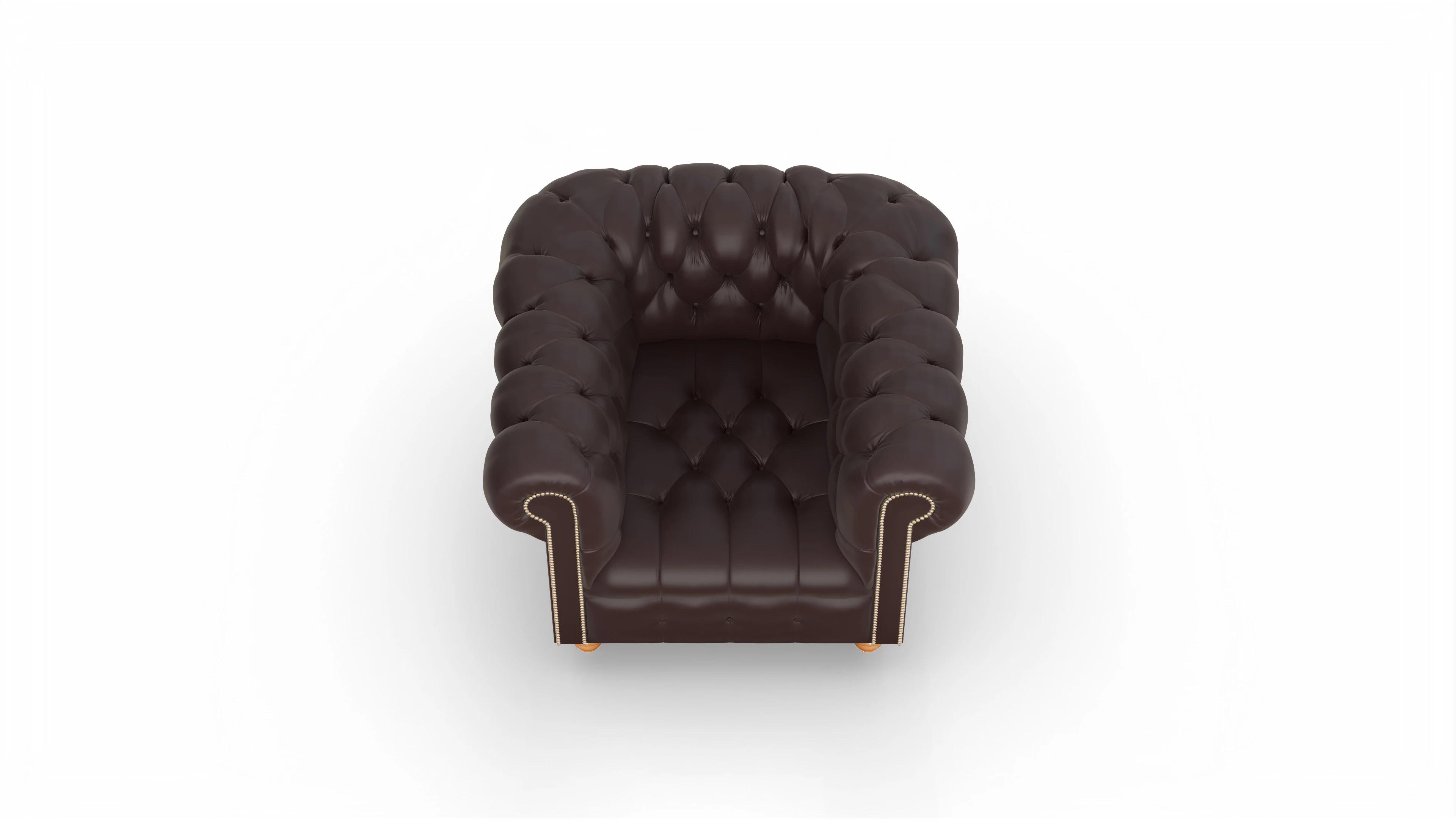 Ansicht des Produktes Liberty Sessel in Leder braun
