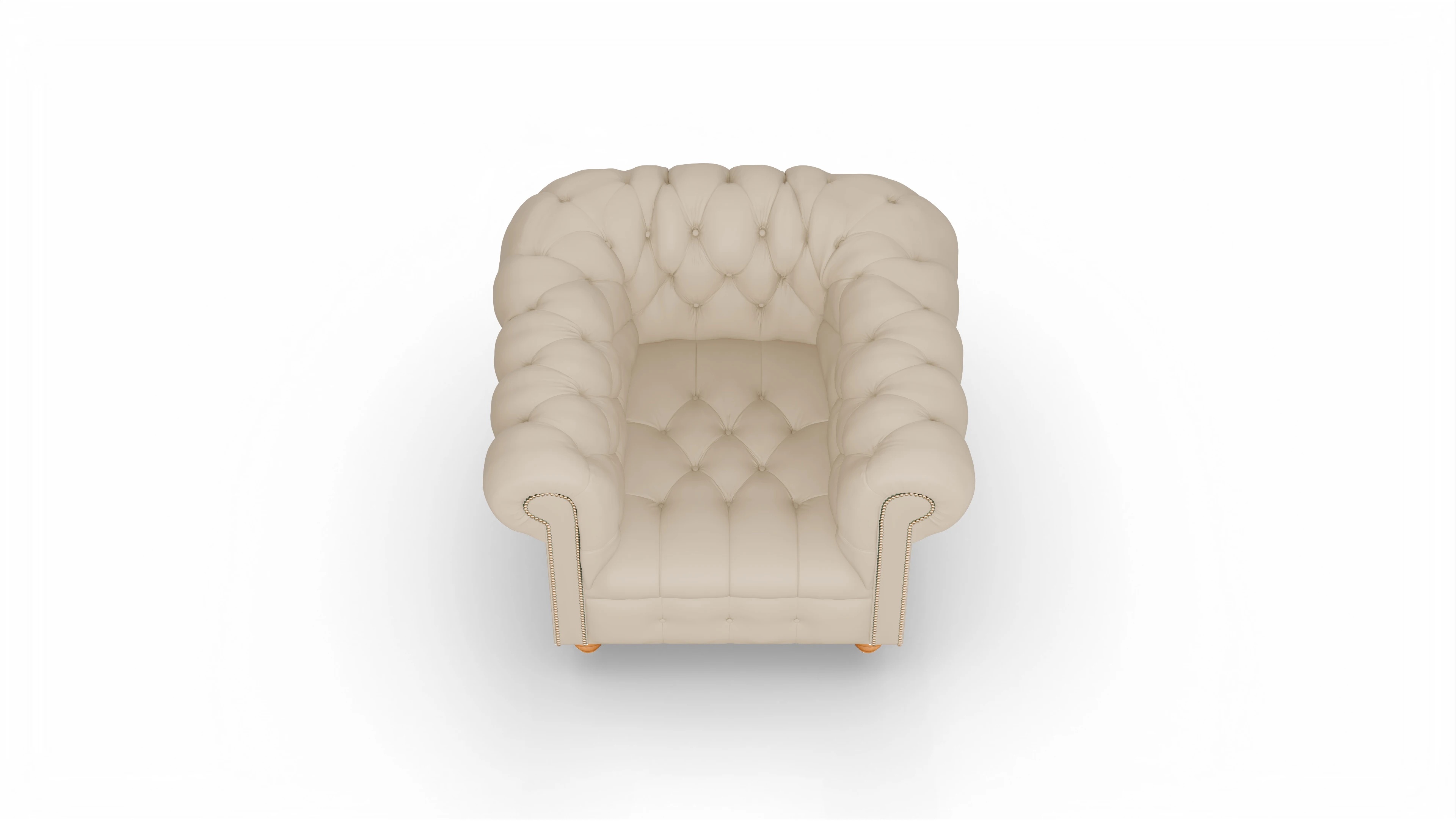 Ansicht des Produktes Liberty Sessel in Leder beige