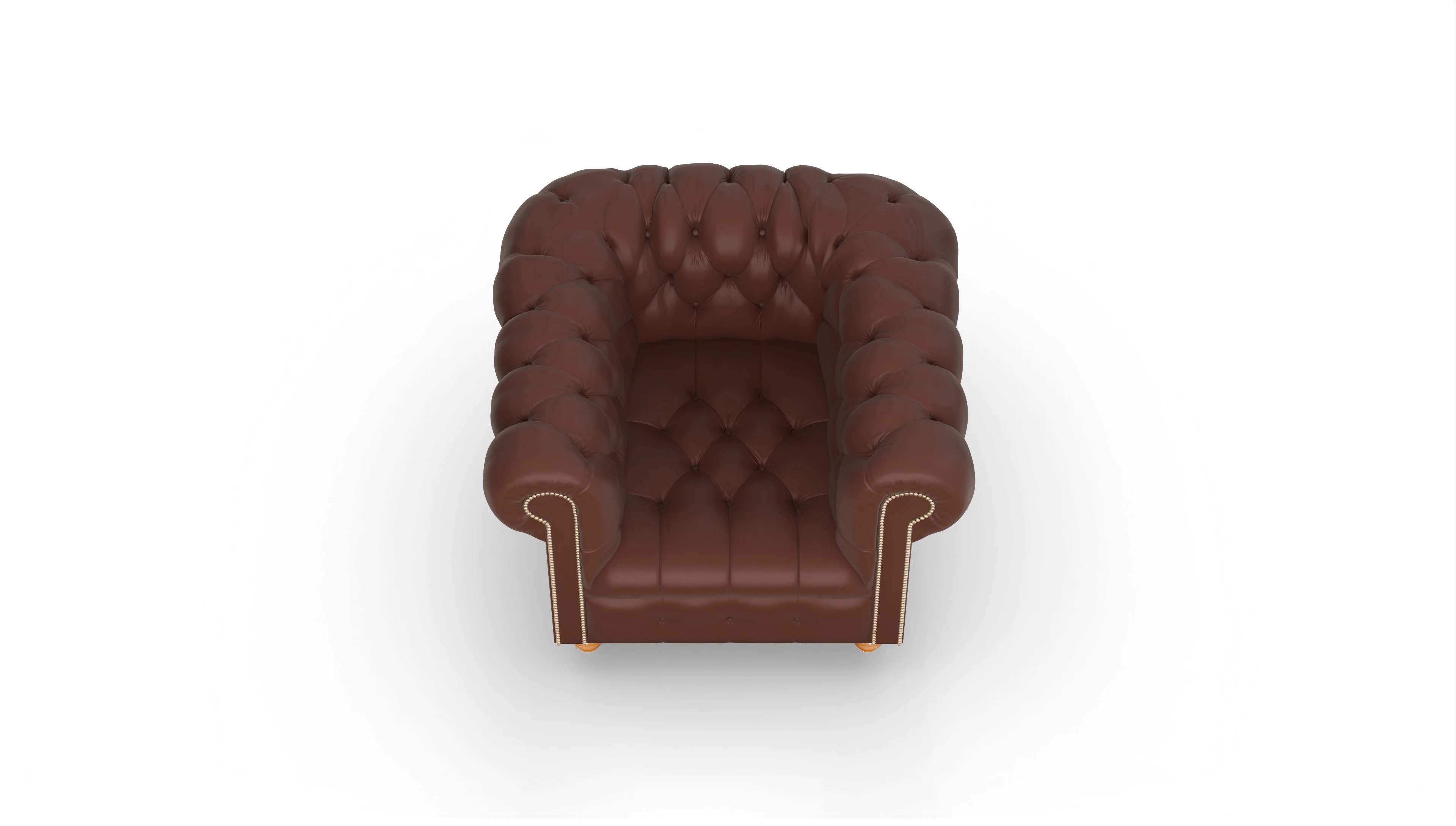Ansicht des Produktes Liberty Sessel in Leder braun