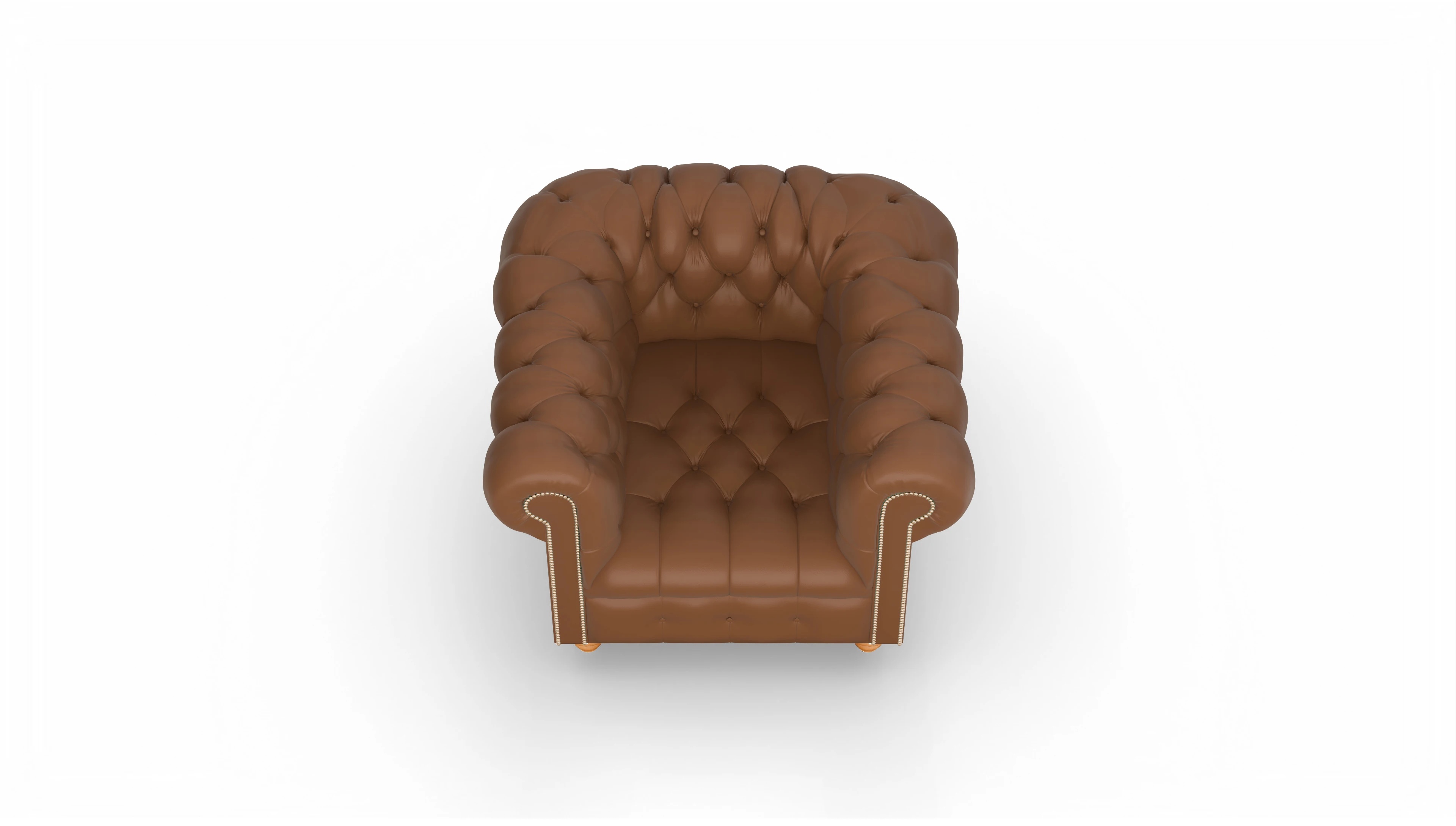 Ansicht des Produktes Liberty Sessel in Leder braun