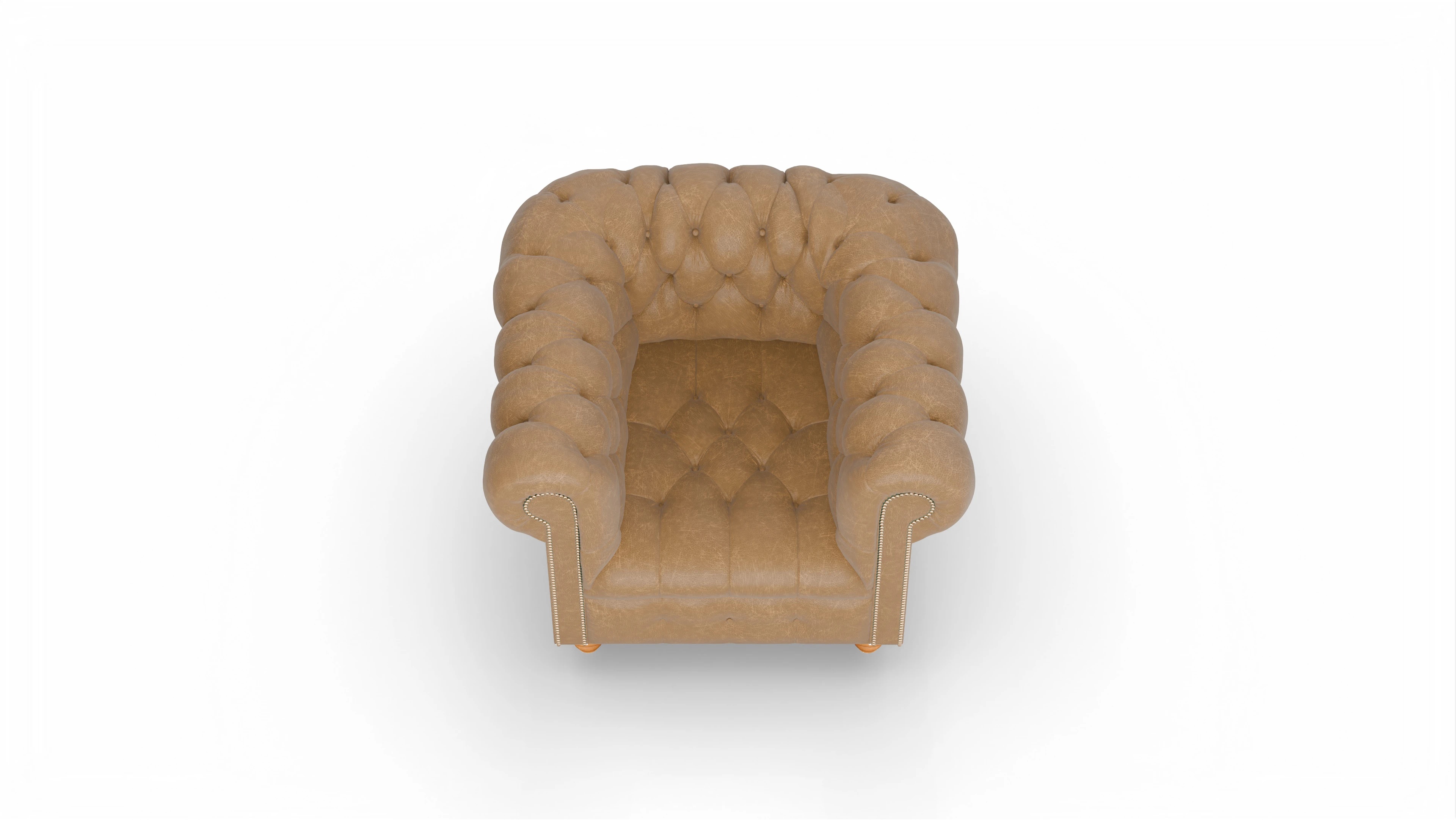 Ansicht des Produktes Liberty Sessel in Leder beige