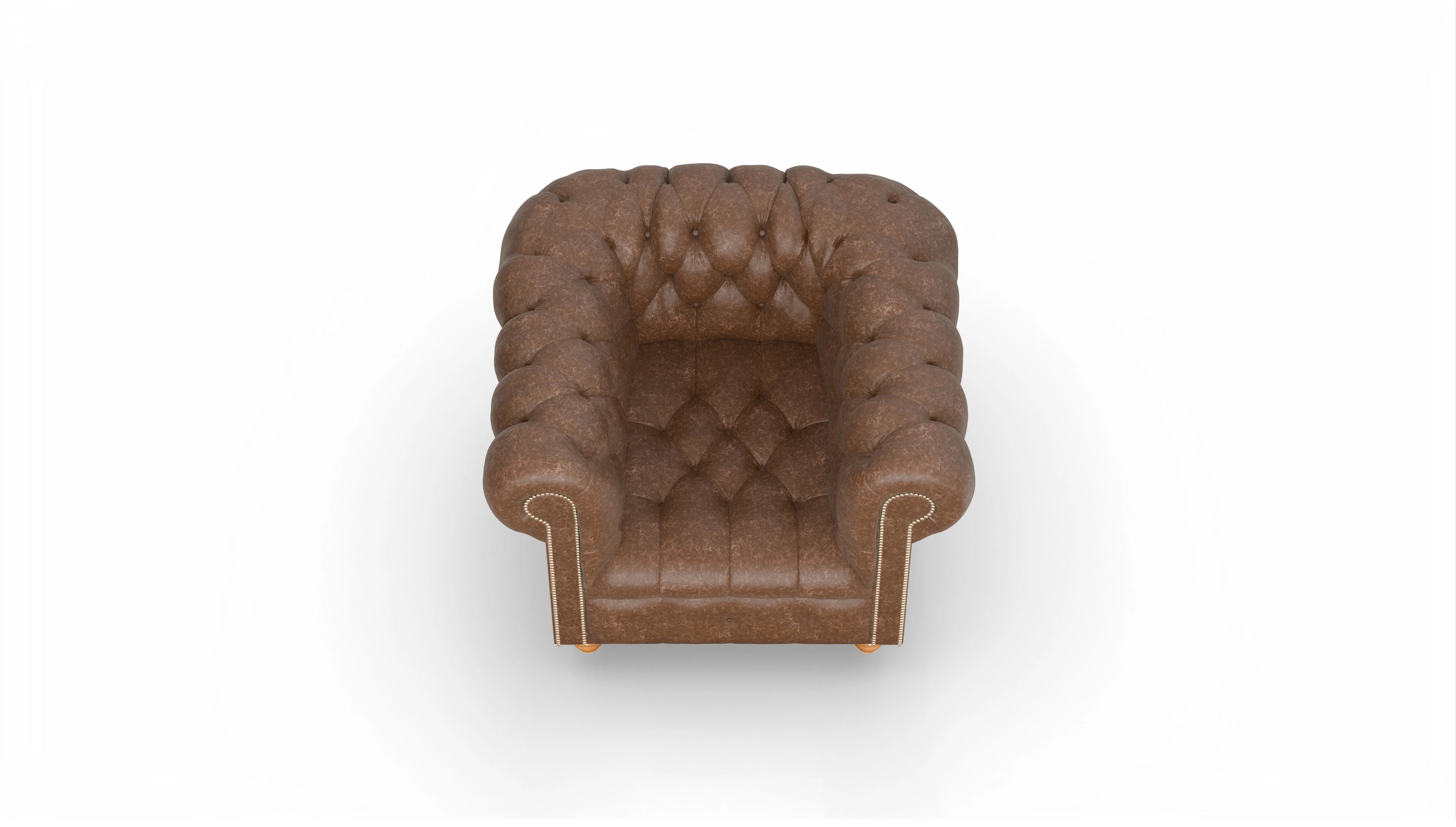 Ansicht des Produktes Liberty Sessel in Leder braun