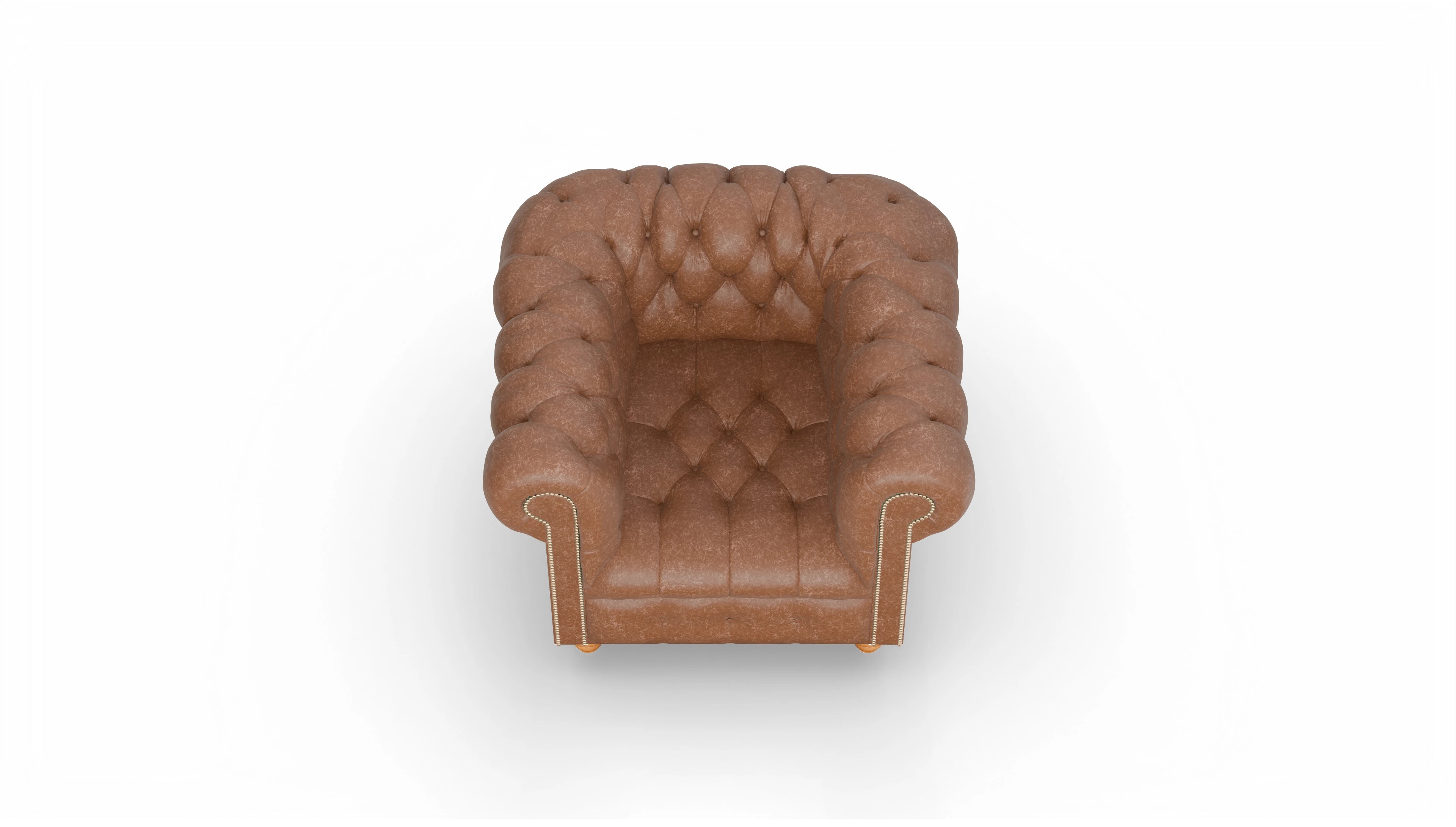 Ansicht des Produktes Liberty Sessel in Leder braun