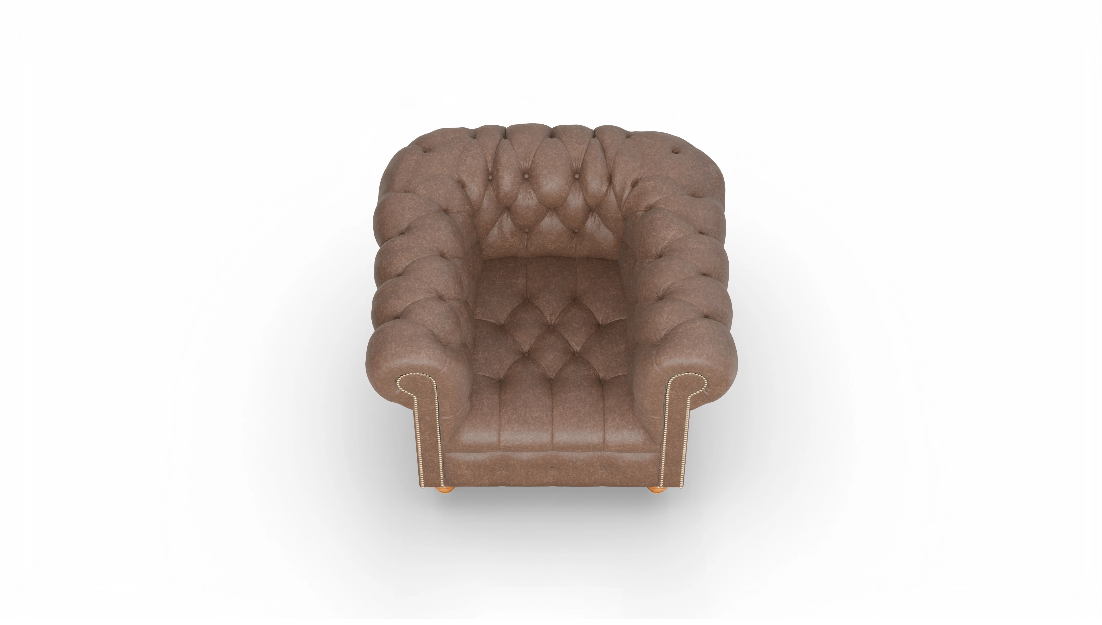 Ansicht des Produktes Liberty Sessel in Leder braun
