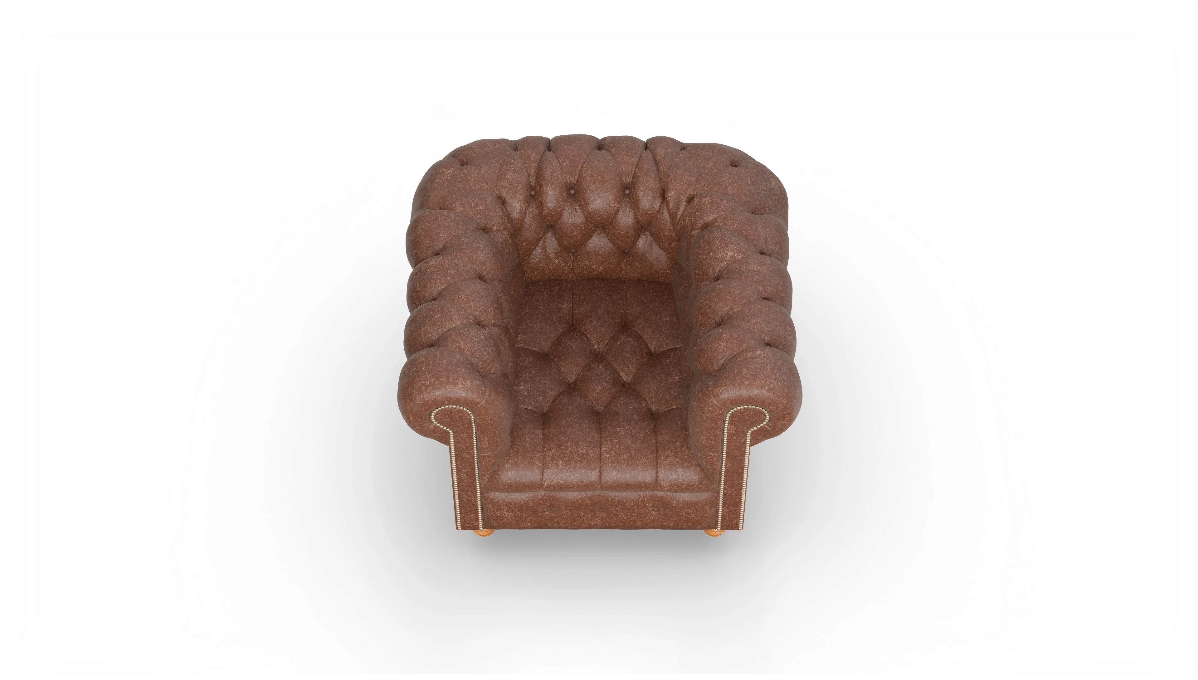Ansicht des Produktes Liberty Sessel in Leder braun