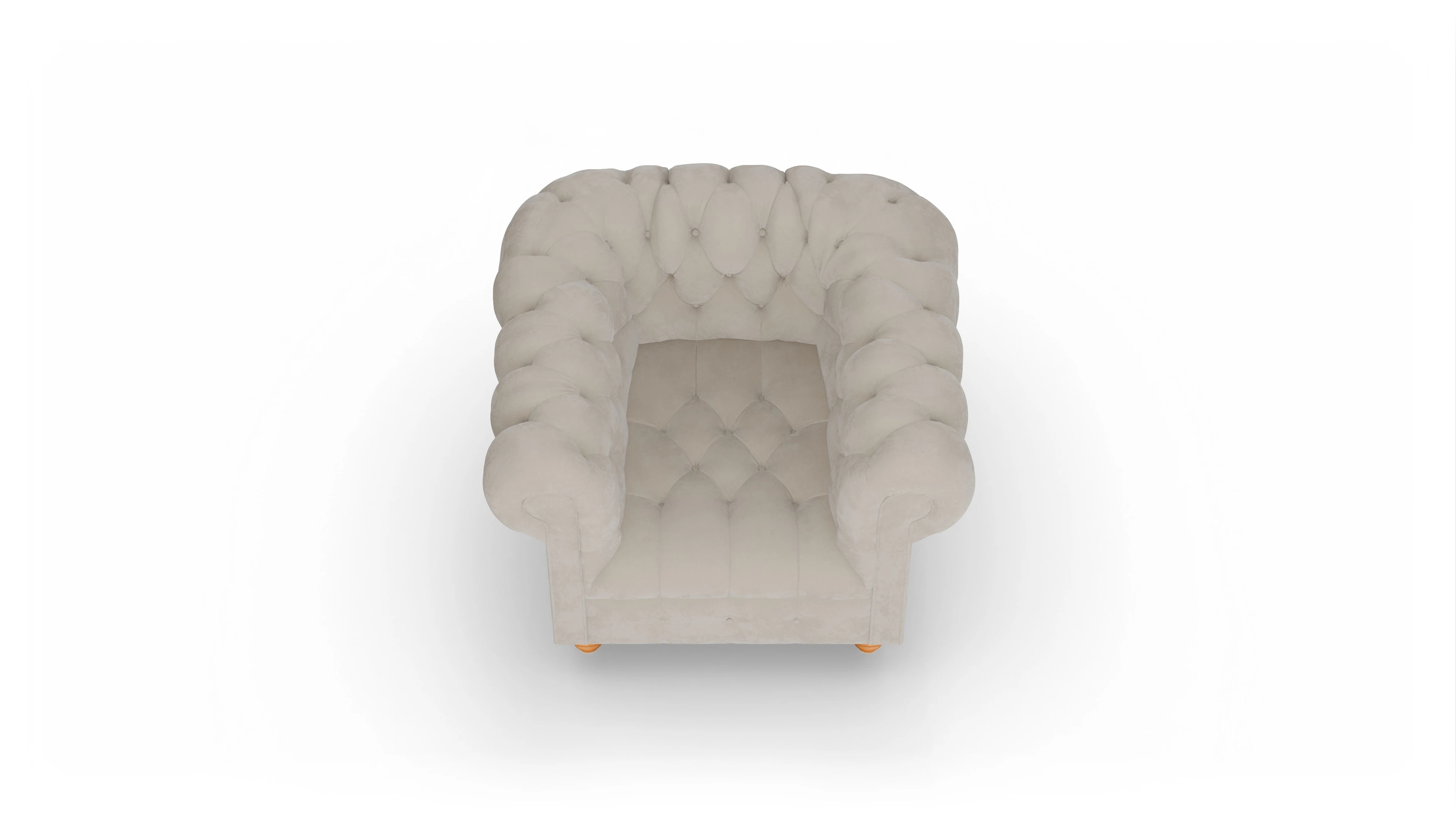 Ansicht des Produktes Liberty Sessel in Samt beige