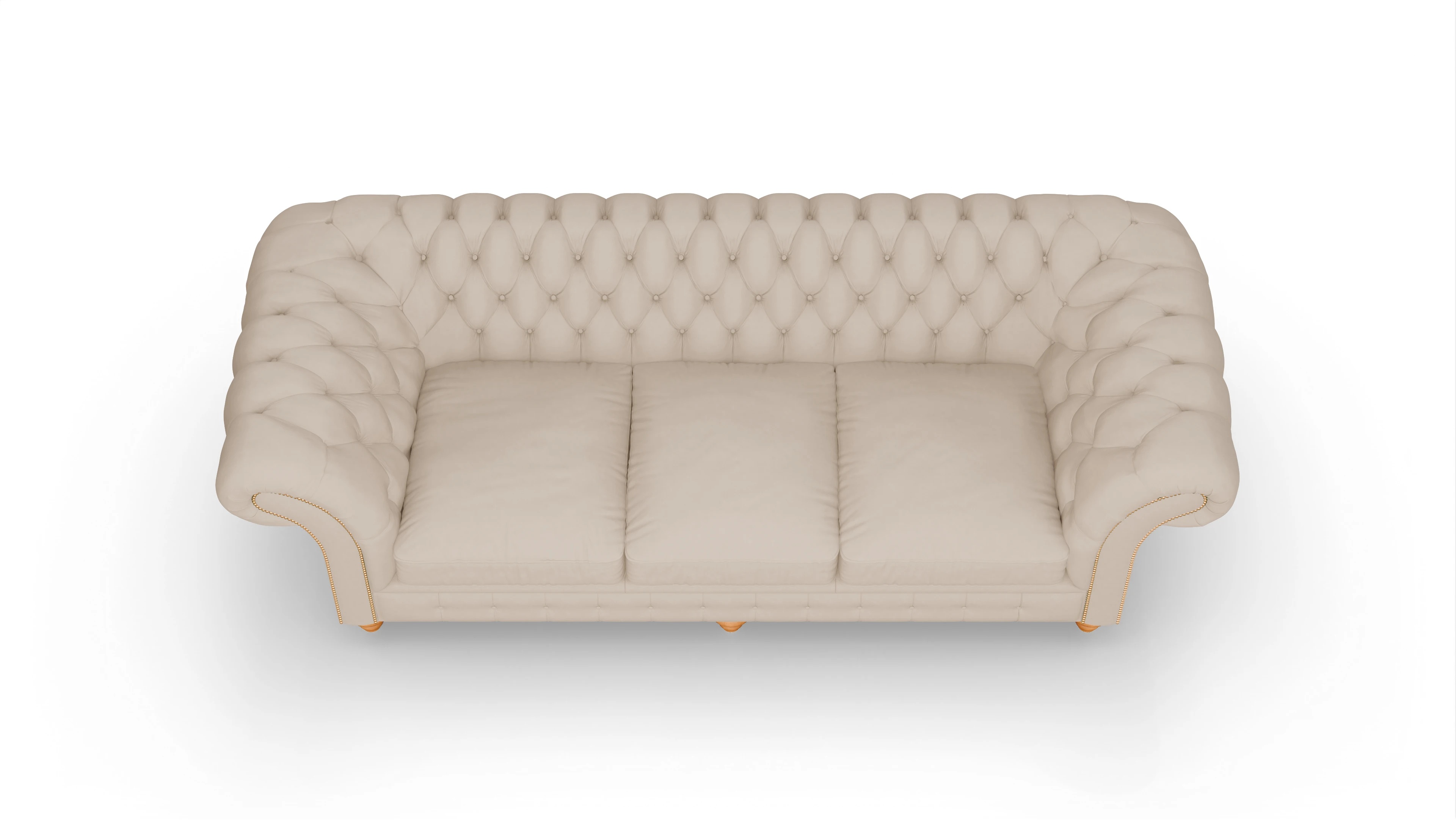 Ansicht des Produktes Knightsbridge 4-Sitzer in Leder beige