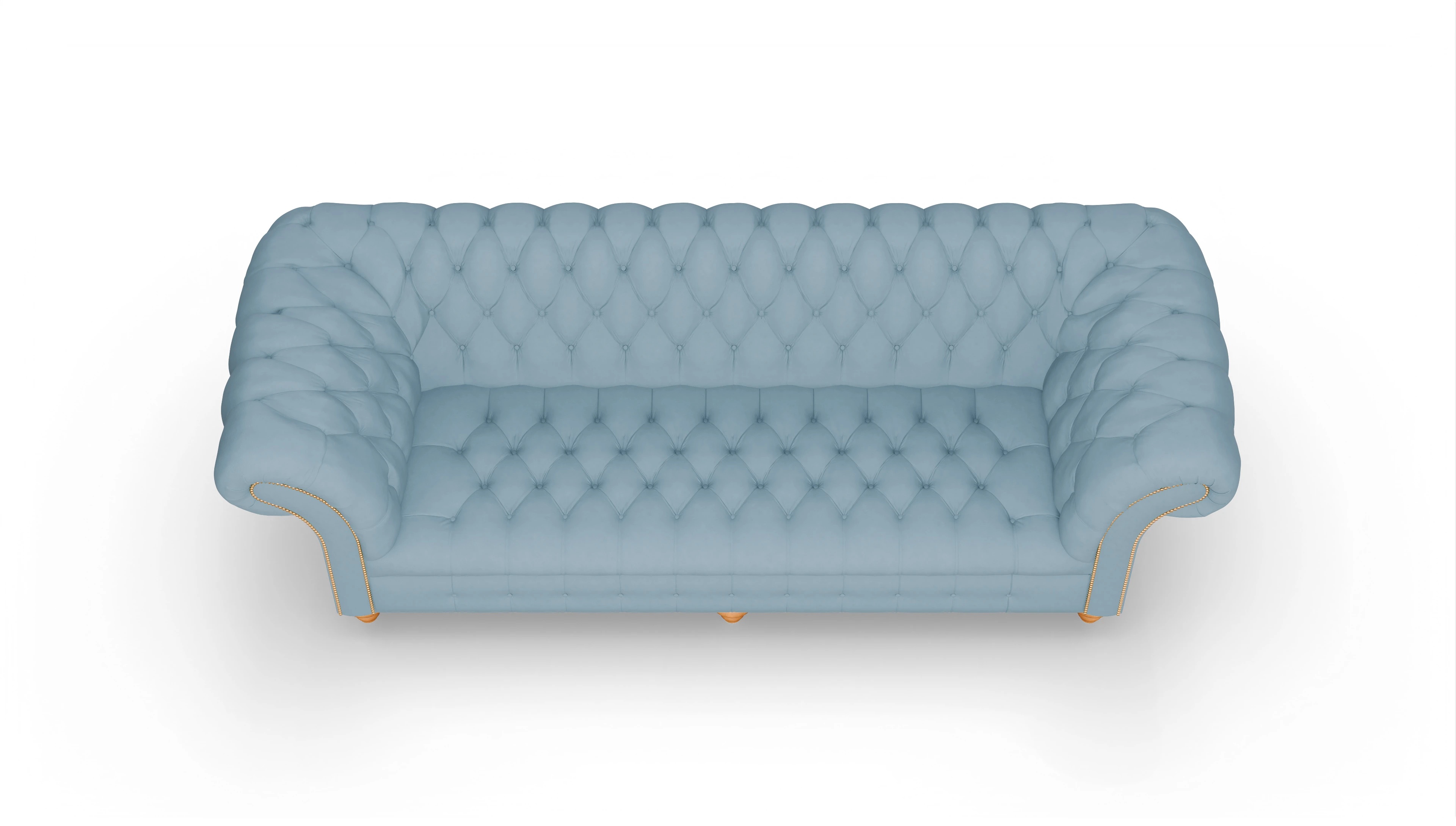 Ansicht des Produktes Mayfair 4-Sitzer in Leder blau