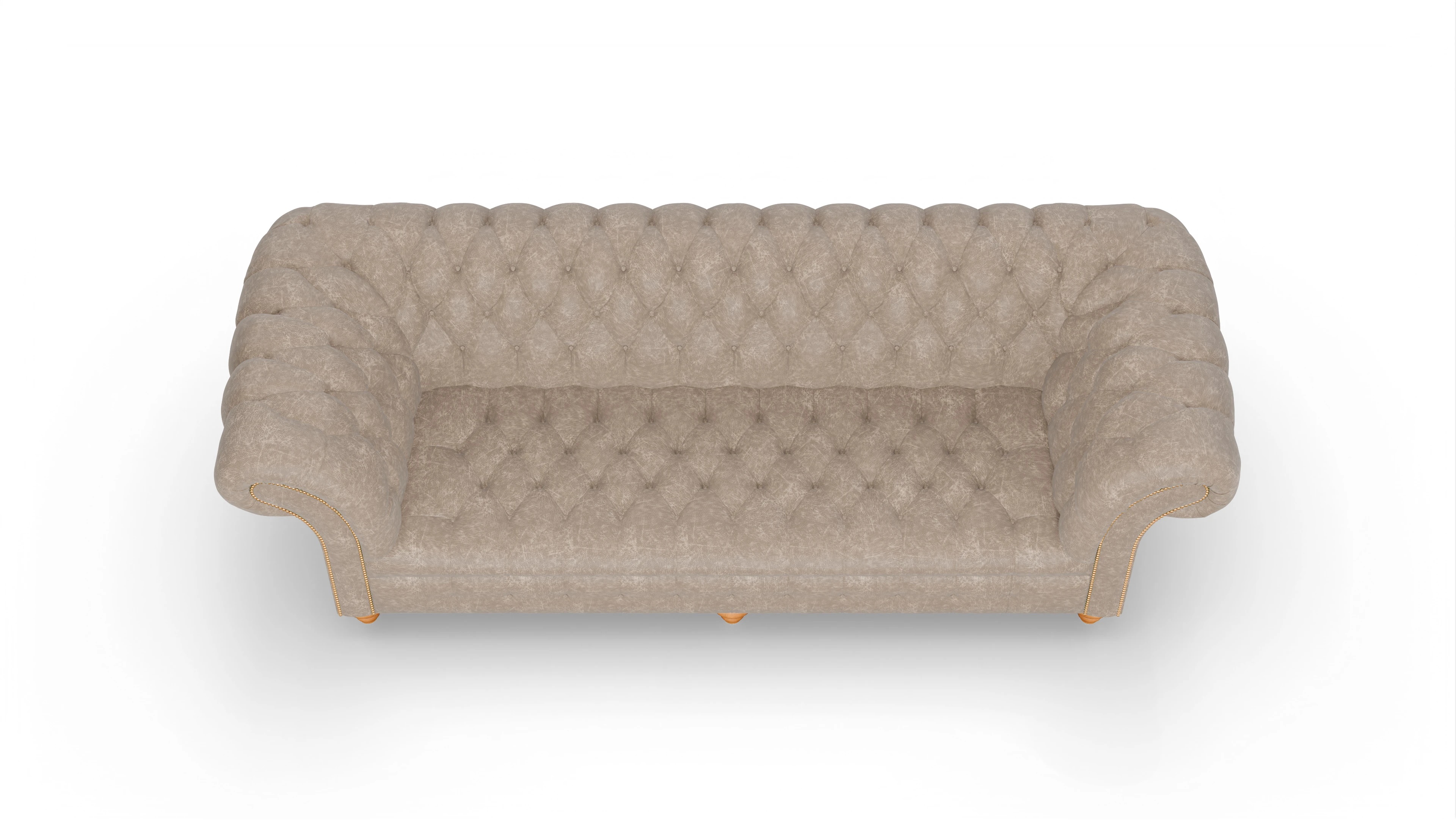 Ansicht des Produktes Mayfair 4-Sitzer in Leder beige