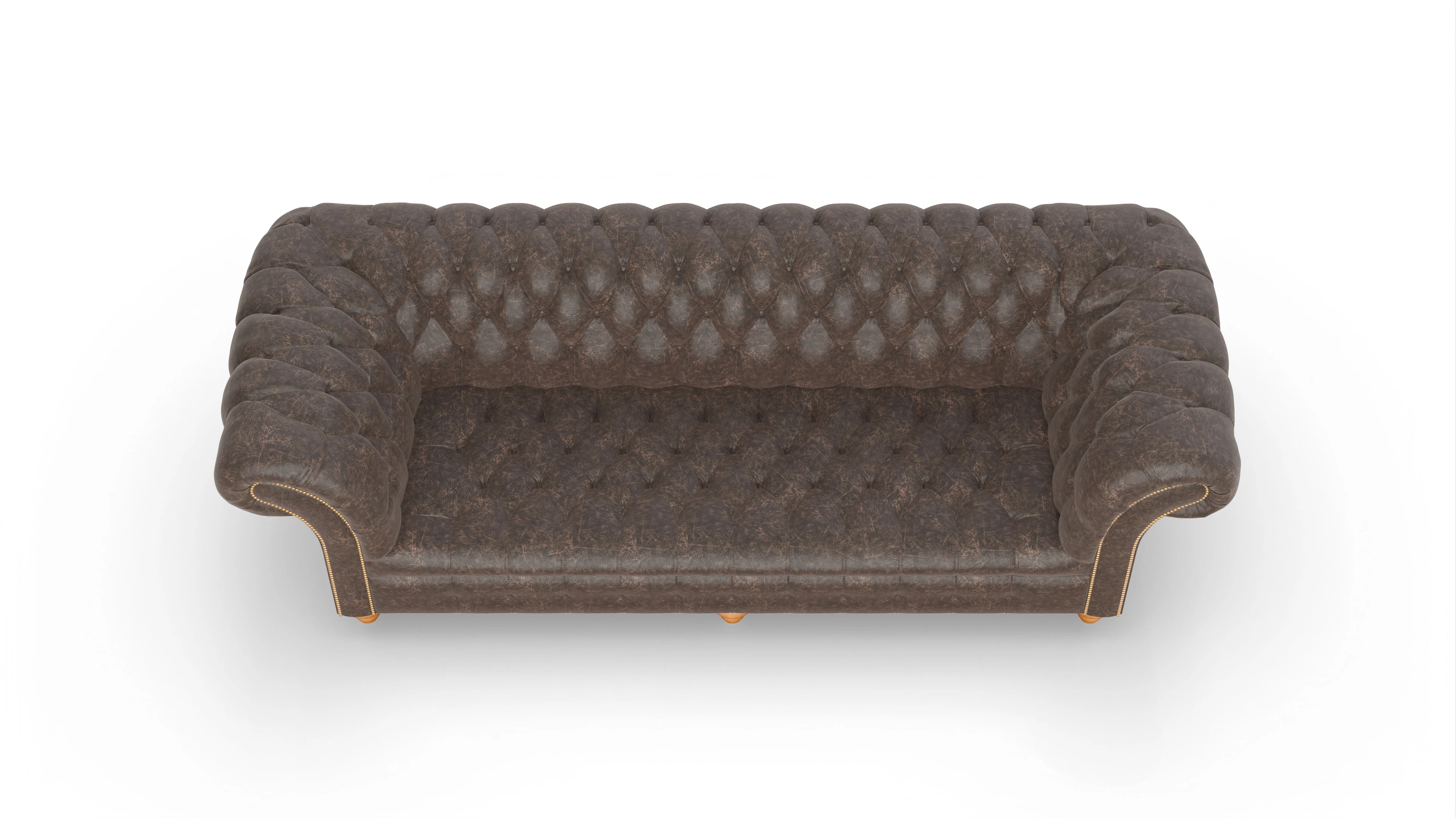 Ansicht des Produktes Mayfair 4-Sitzer in Leder braun