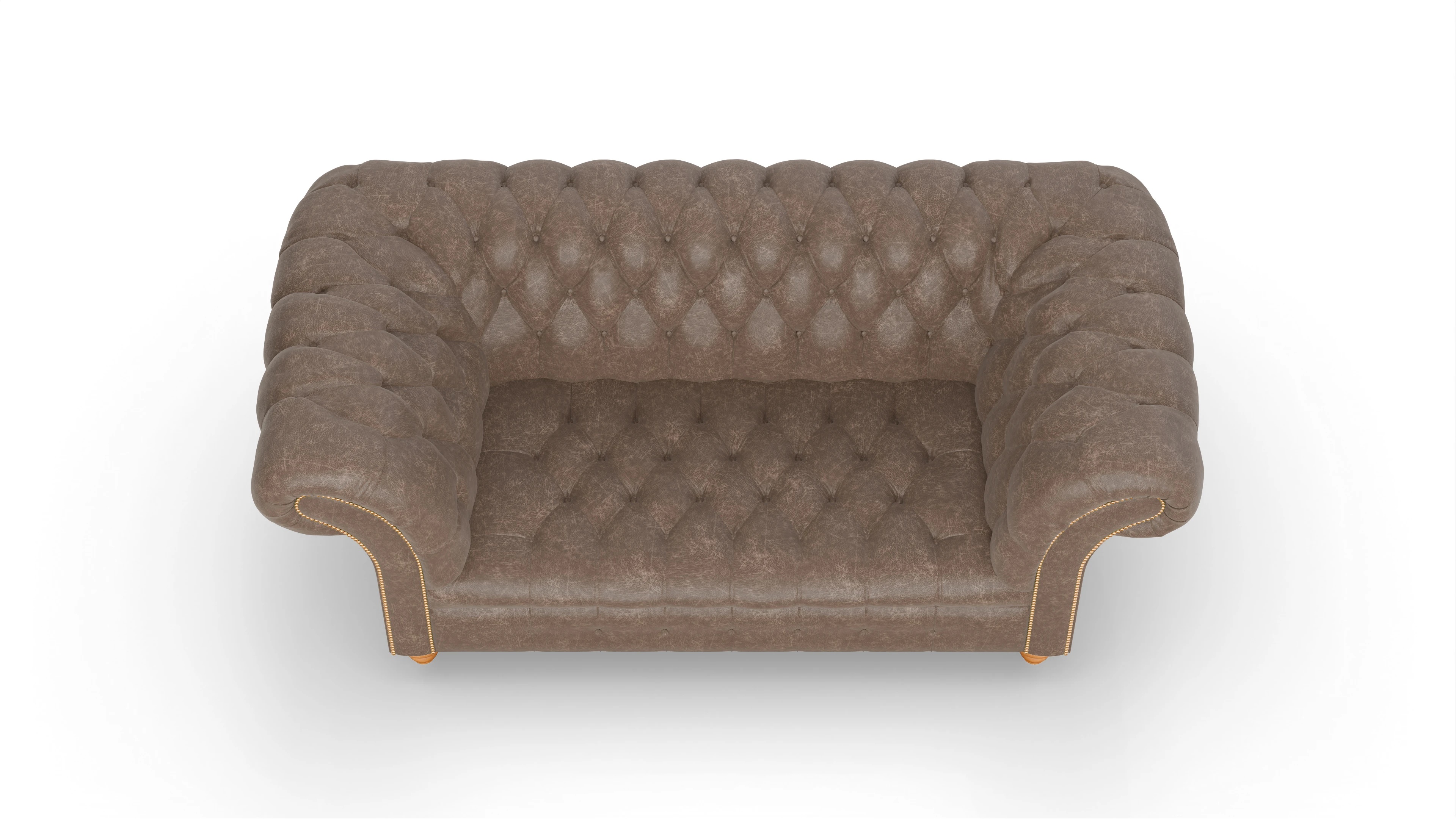 Ansicht des Produktes Mayfair 2-Sitzer in Leder braun