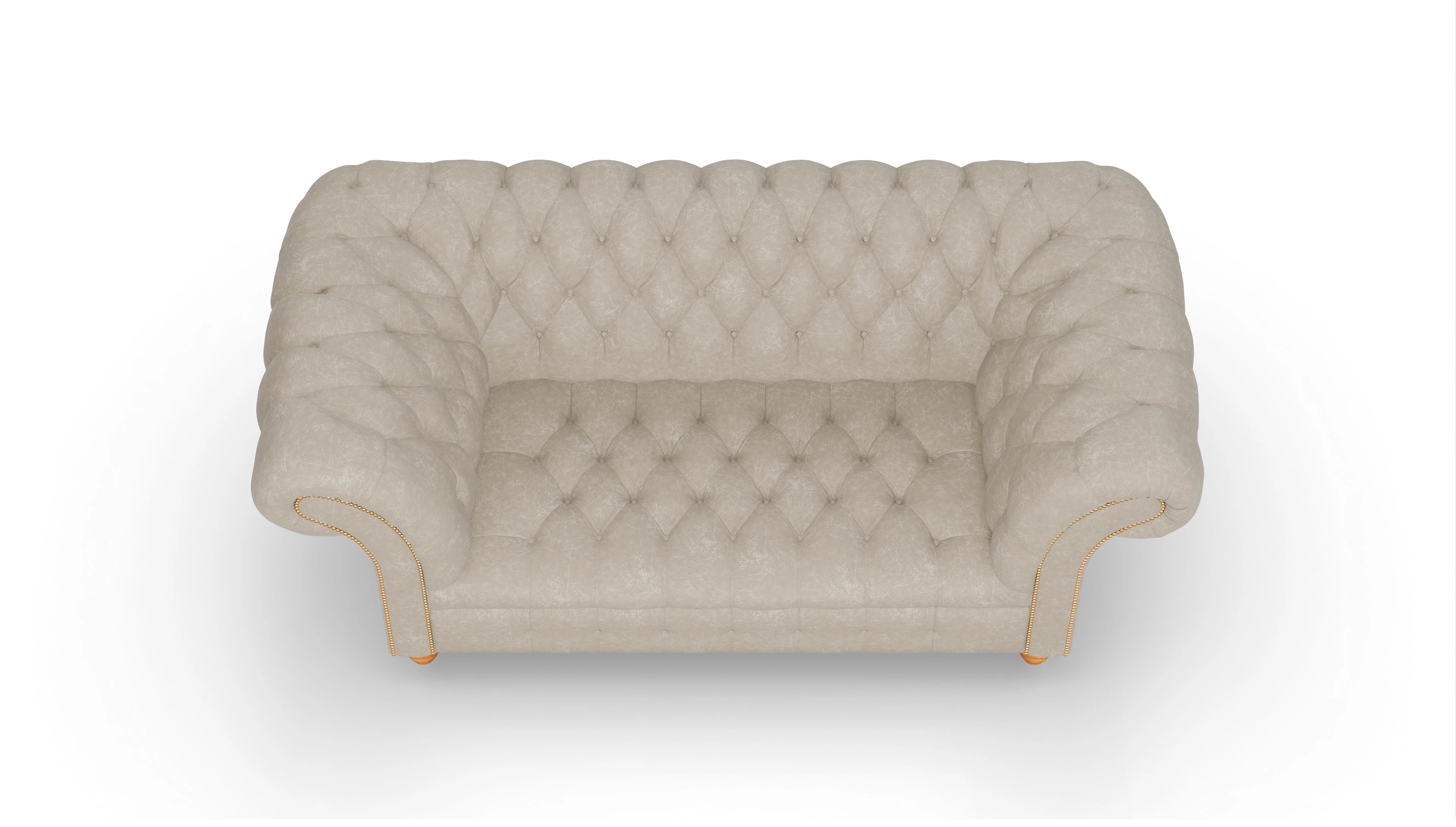 Ansicht des Produktes Mayfair 2-Sitzer in Leder beige