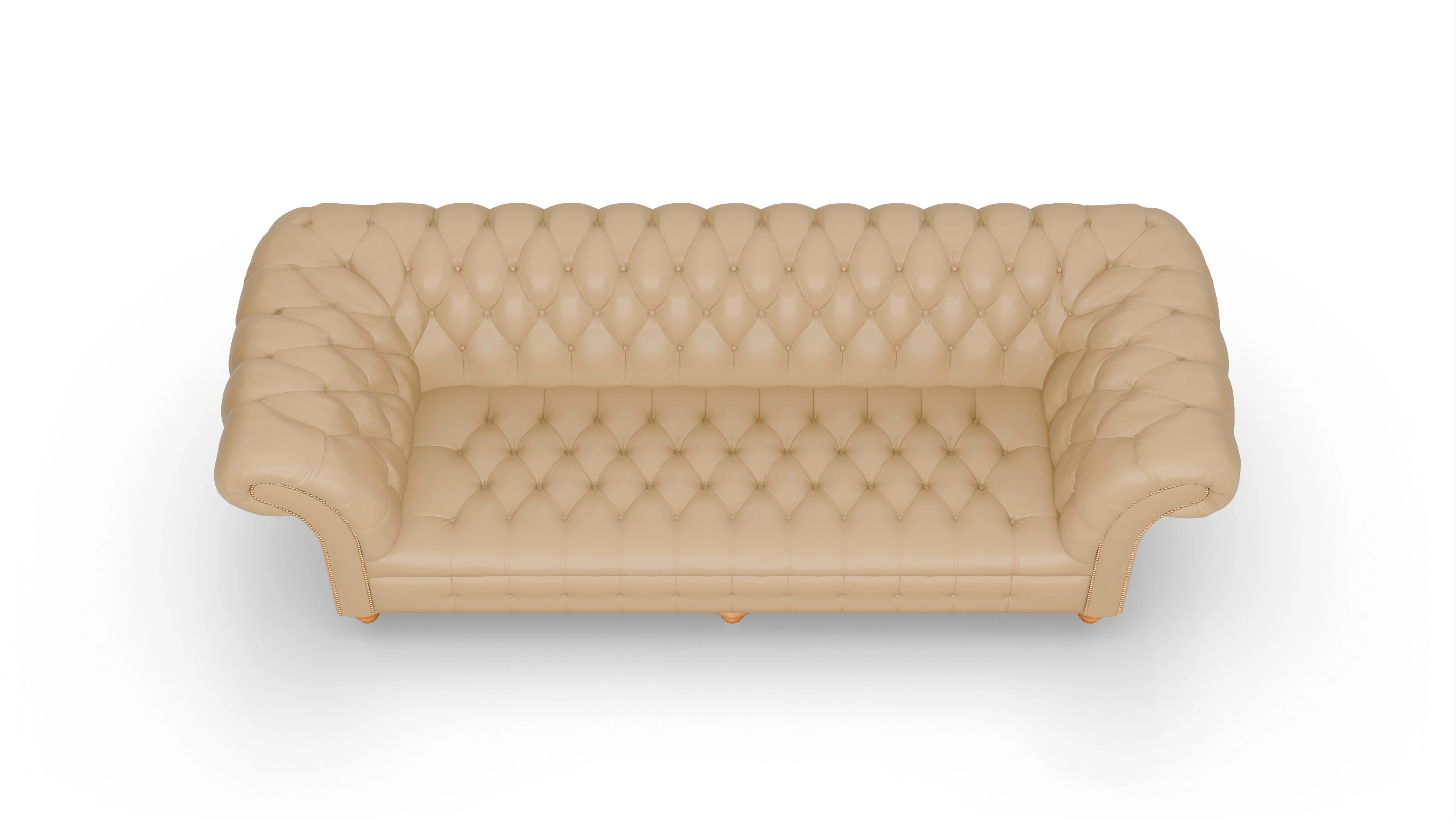 Ansicht des Produktes Mayfair 4-Sitzer in Leder beige