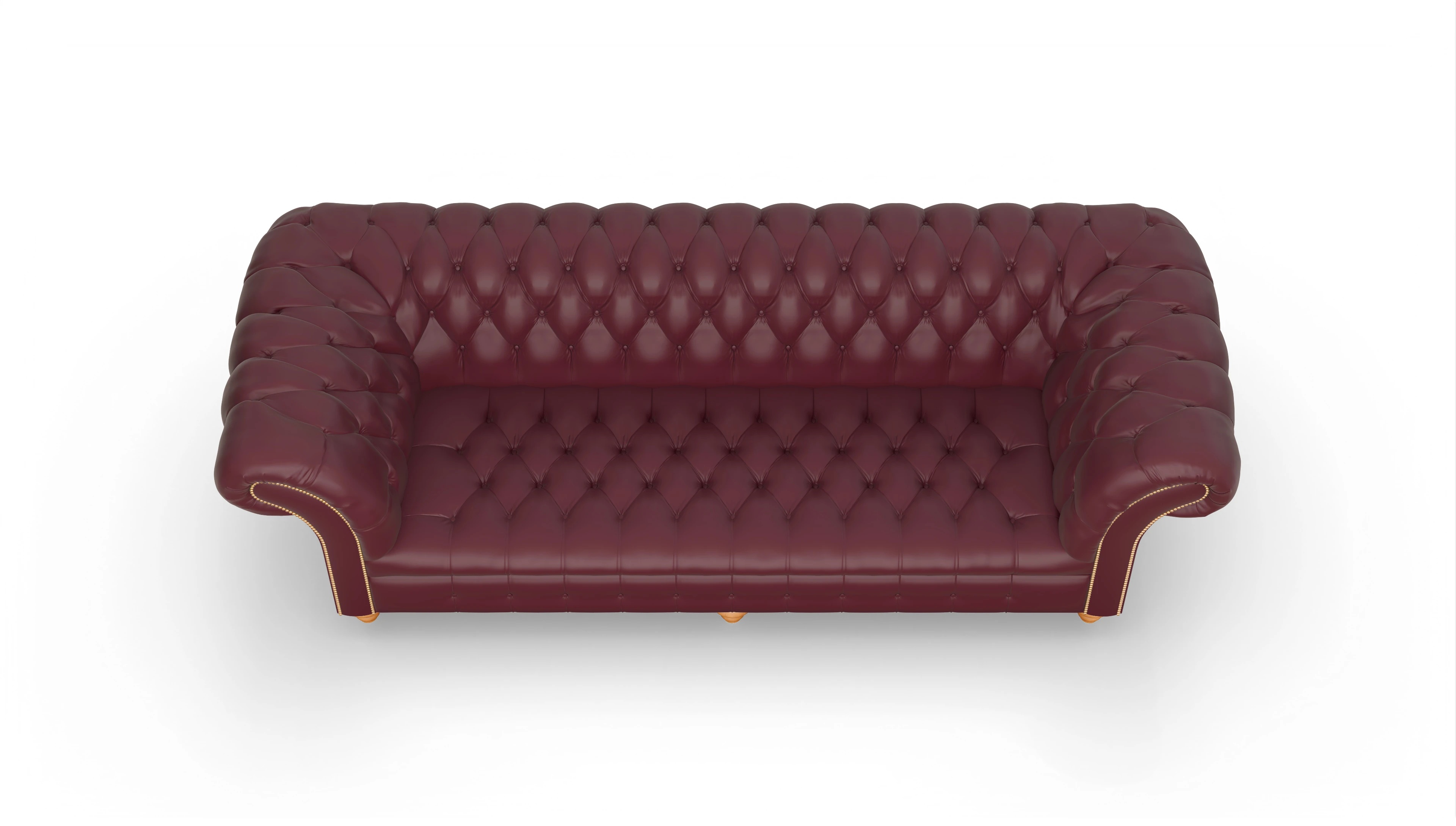 Ansicht des Produktes Mayfair 4-Sitzer in Leder rot