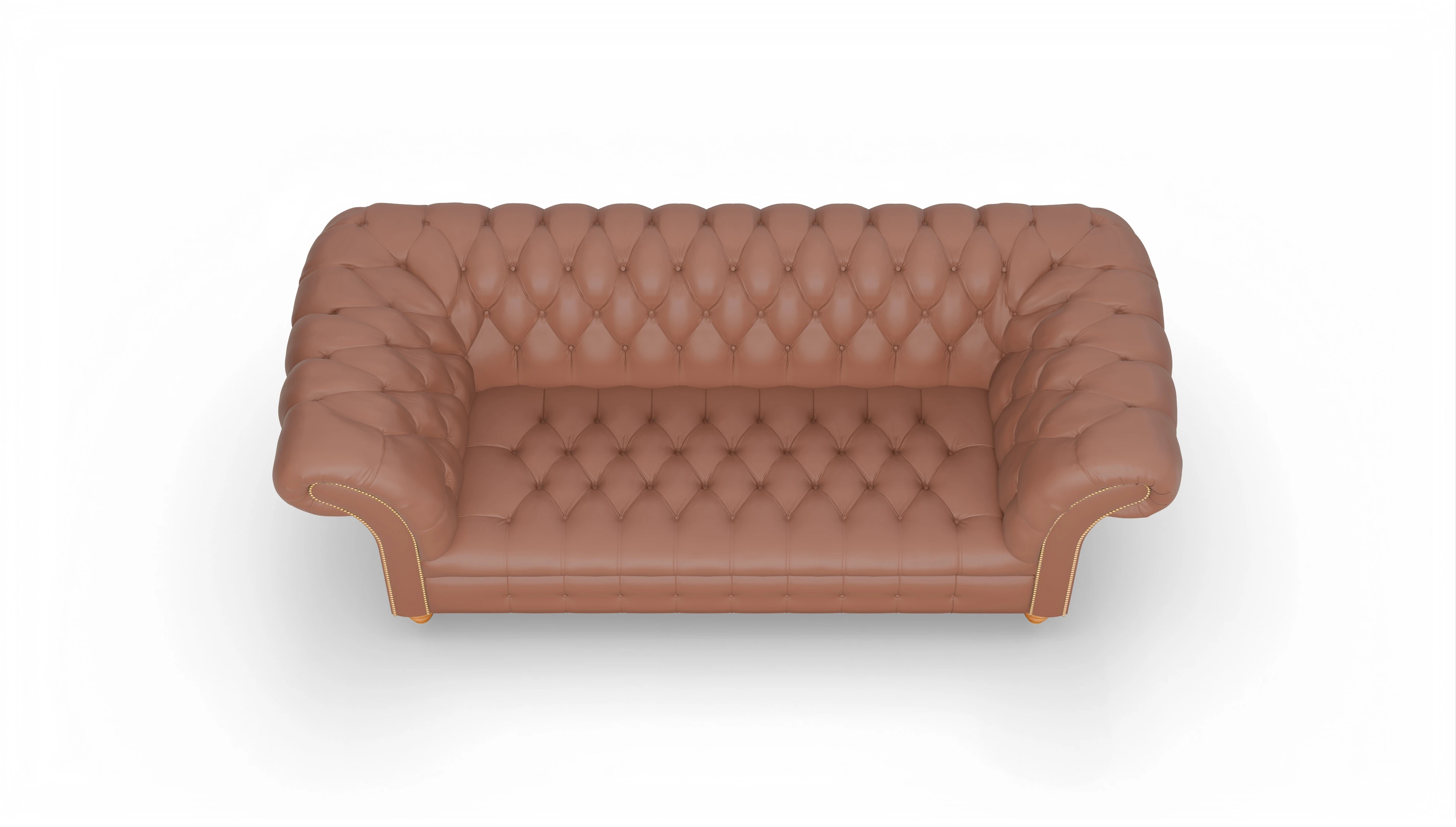 Ansicht des Produktes Mayfair 3-Sitzer in Leder braun