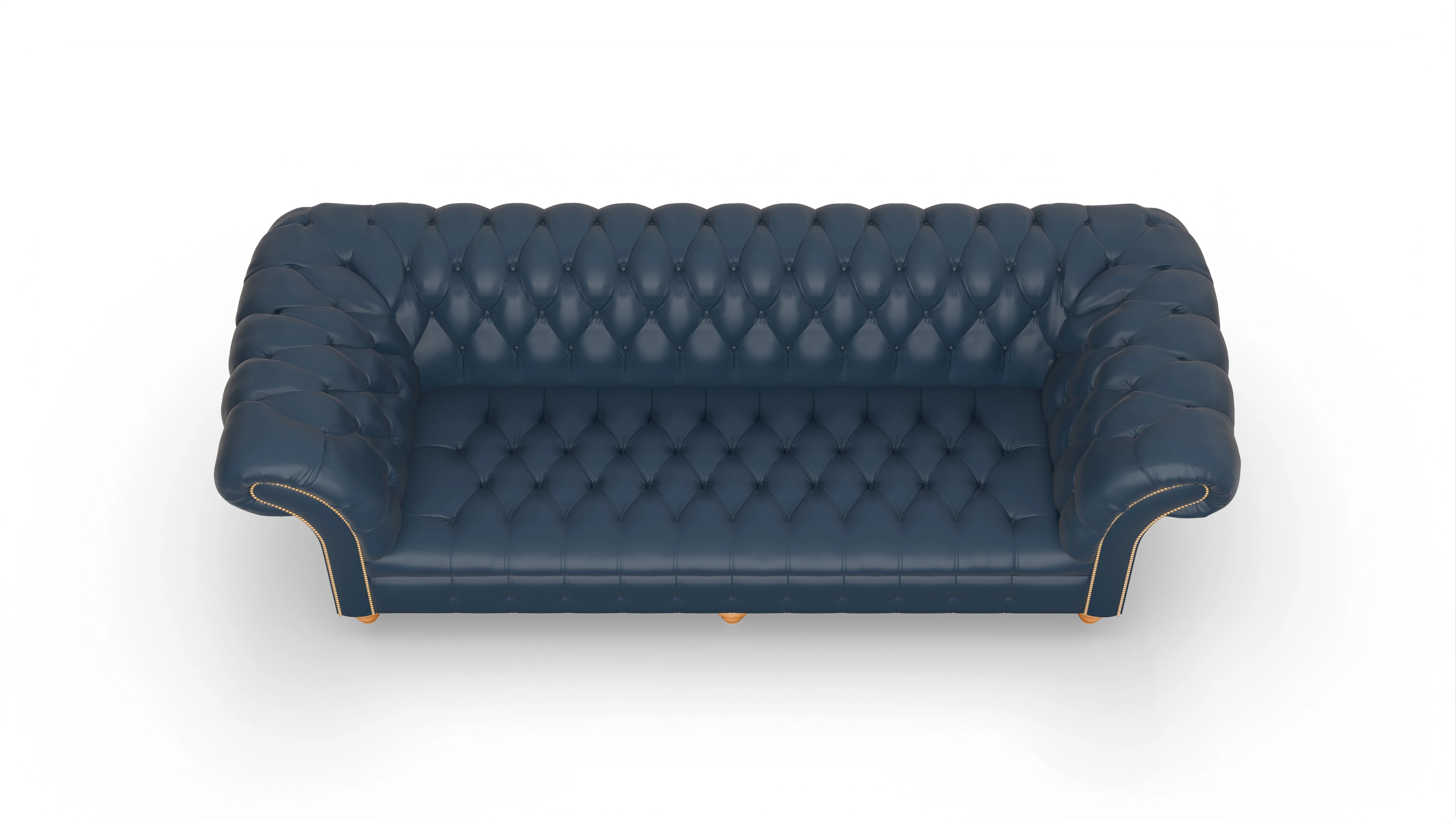 Ansicht des Produktes Mayfair 4-Sitzer in Leder blau